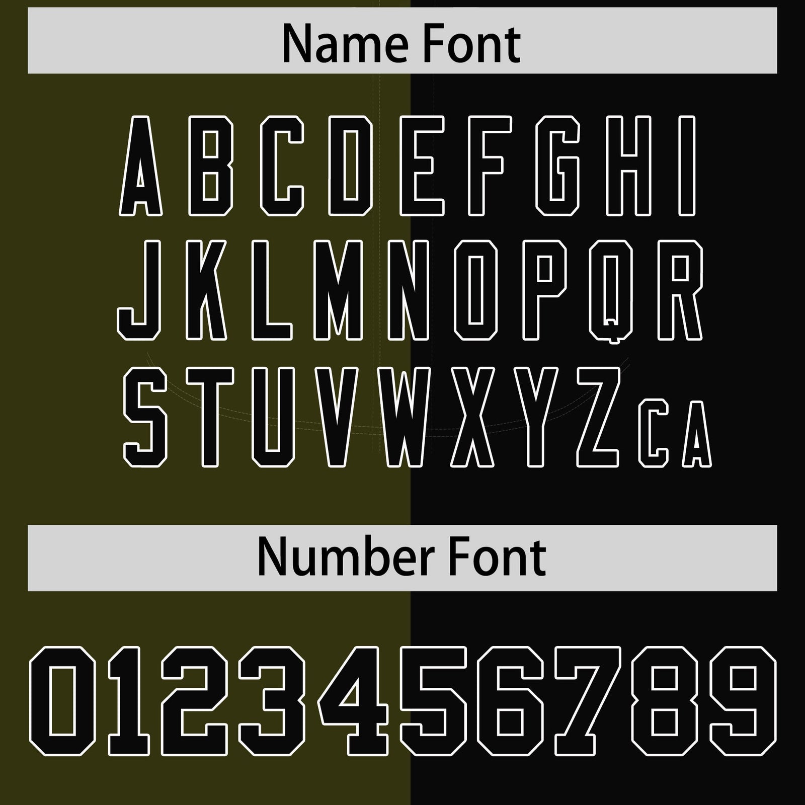 Custom Olive Black Split Fashion Coconut Tree Design Authentic Baseball Jersey