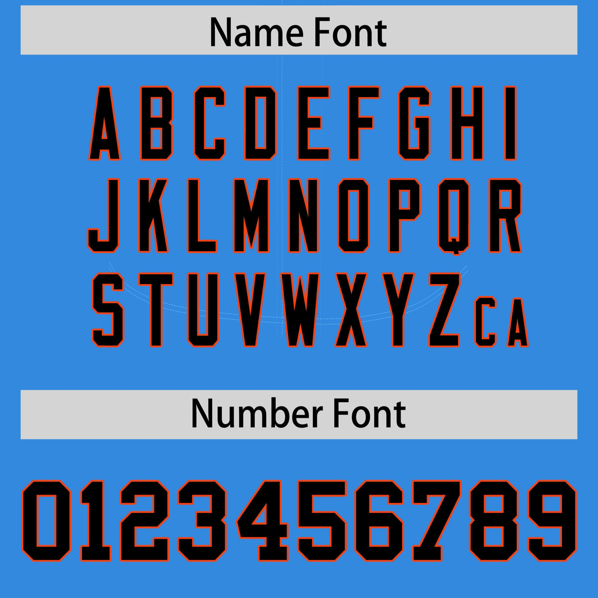 Custom Powder Blue Orange Split Fashion Coconut Tree Design Authentic Baseball Jersey