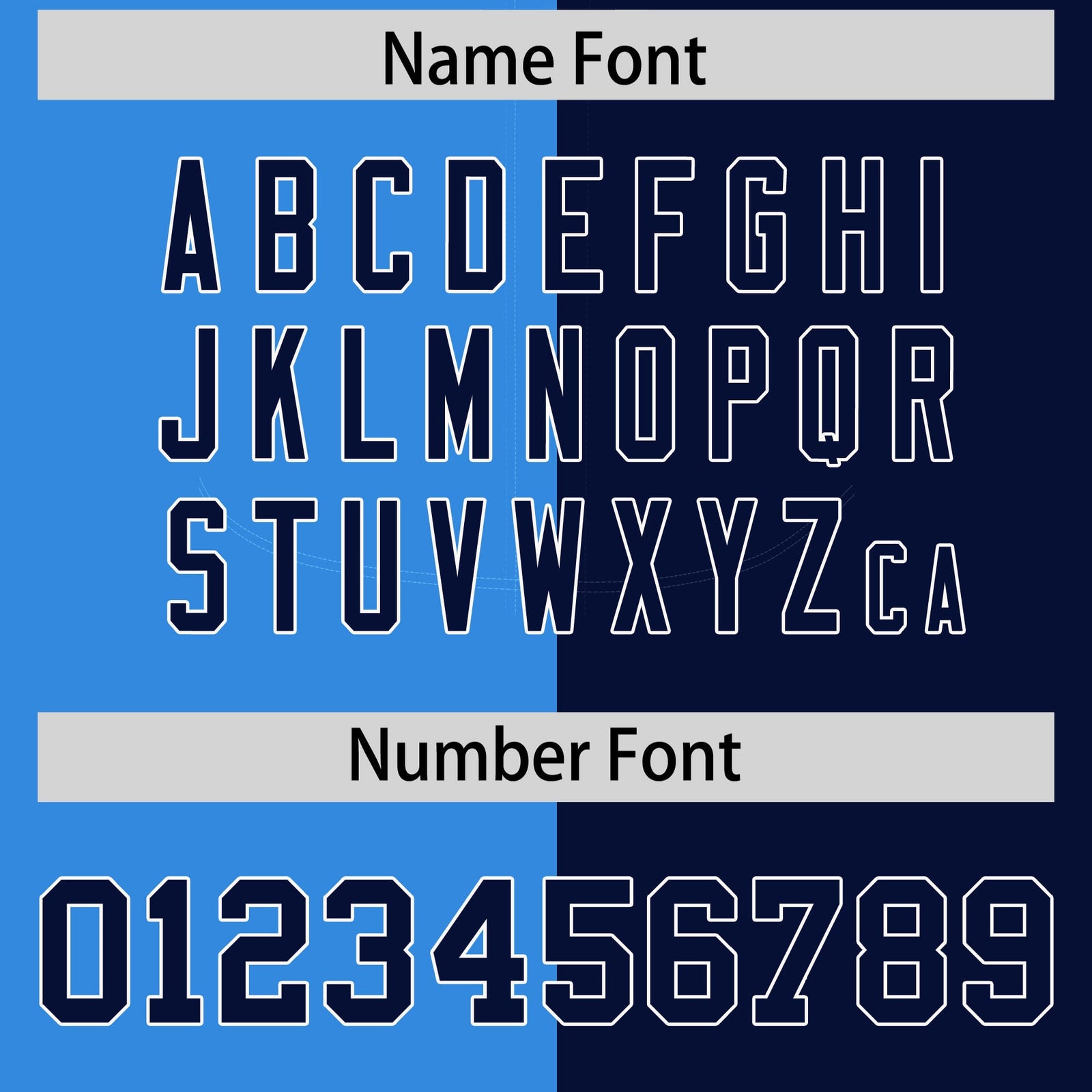 Custom Powder Blue Navy Split Fashion Coconut Tree Design Authentic Baseball Jersey