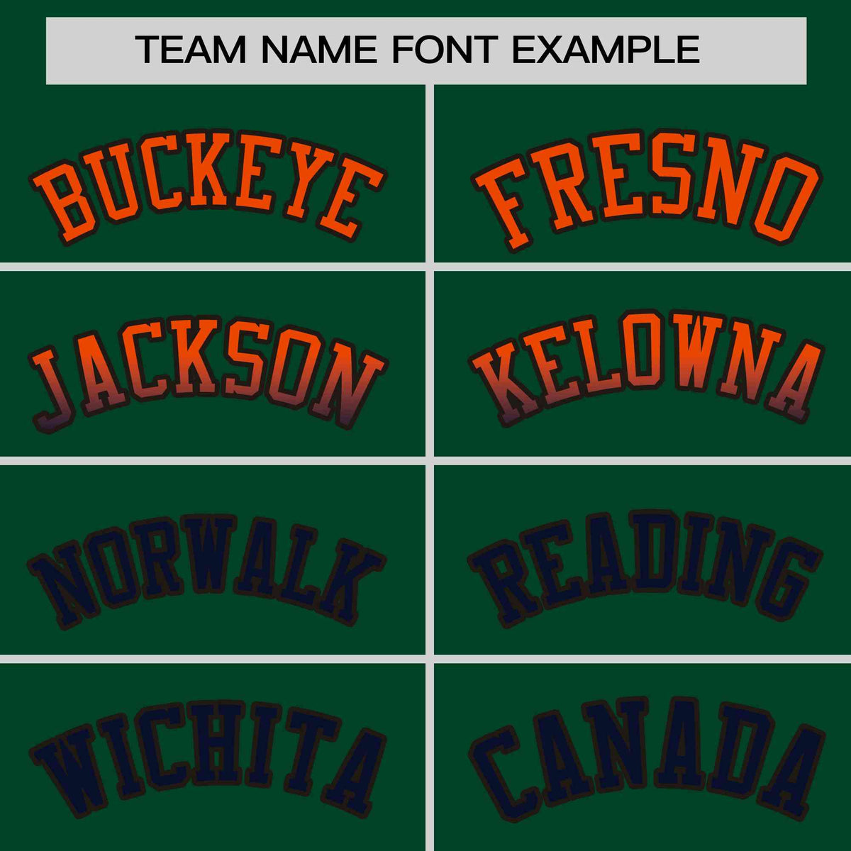 Custom Green Orange-Navy Personalized Gradient Font And Side Design Authentic Baseball Jersey