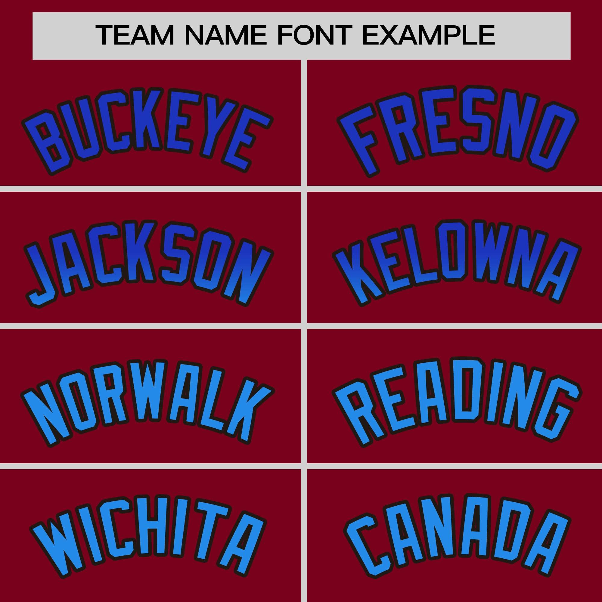 Custom Crimson Royal-Powder Blue Personalized Gradient Font And Side Design Authentic Baseball Jersey