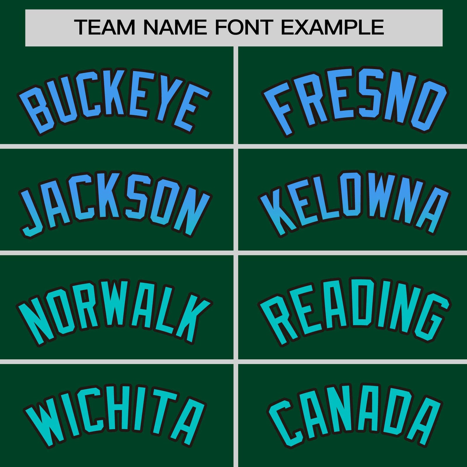 Custom Green Powder Blue-Aqua Personalized Gradient Font And Side Design Authentic Baseball Jersey
