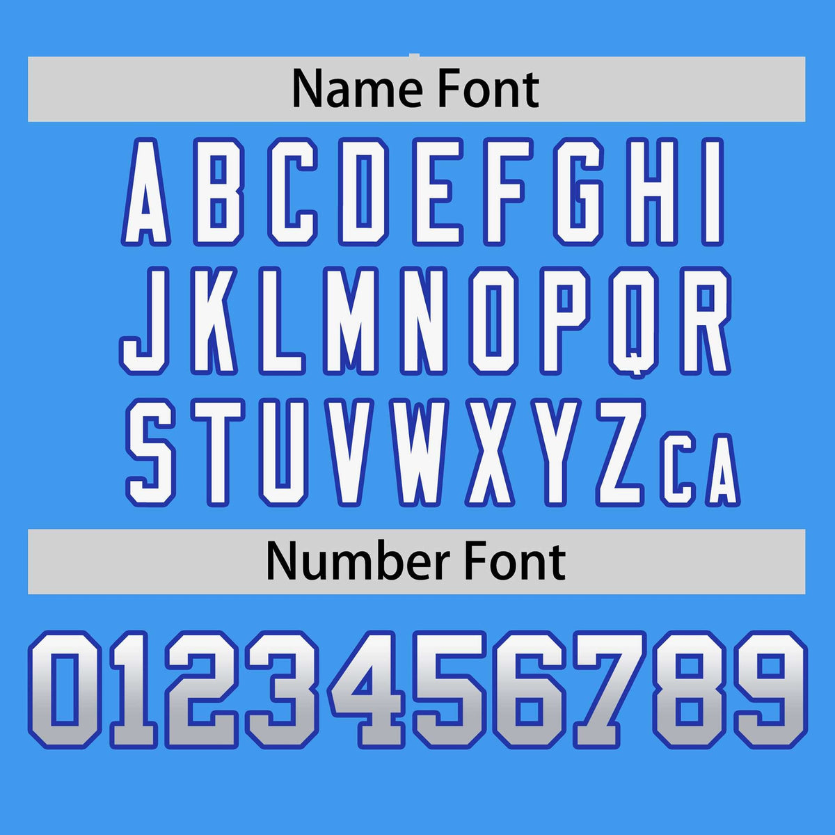 Custom Powder Blue White-Lt Gray Personalized Gradient Font And Side Design Authentic Baseball Jersey