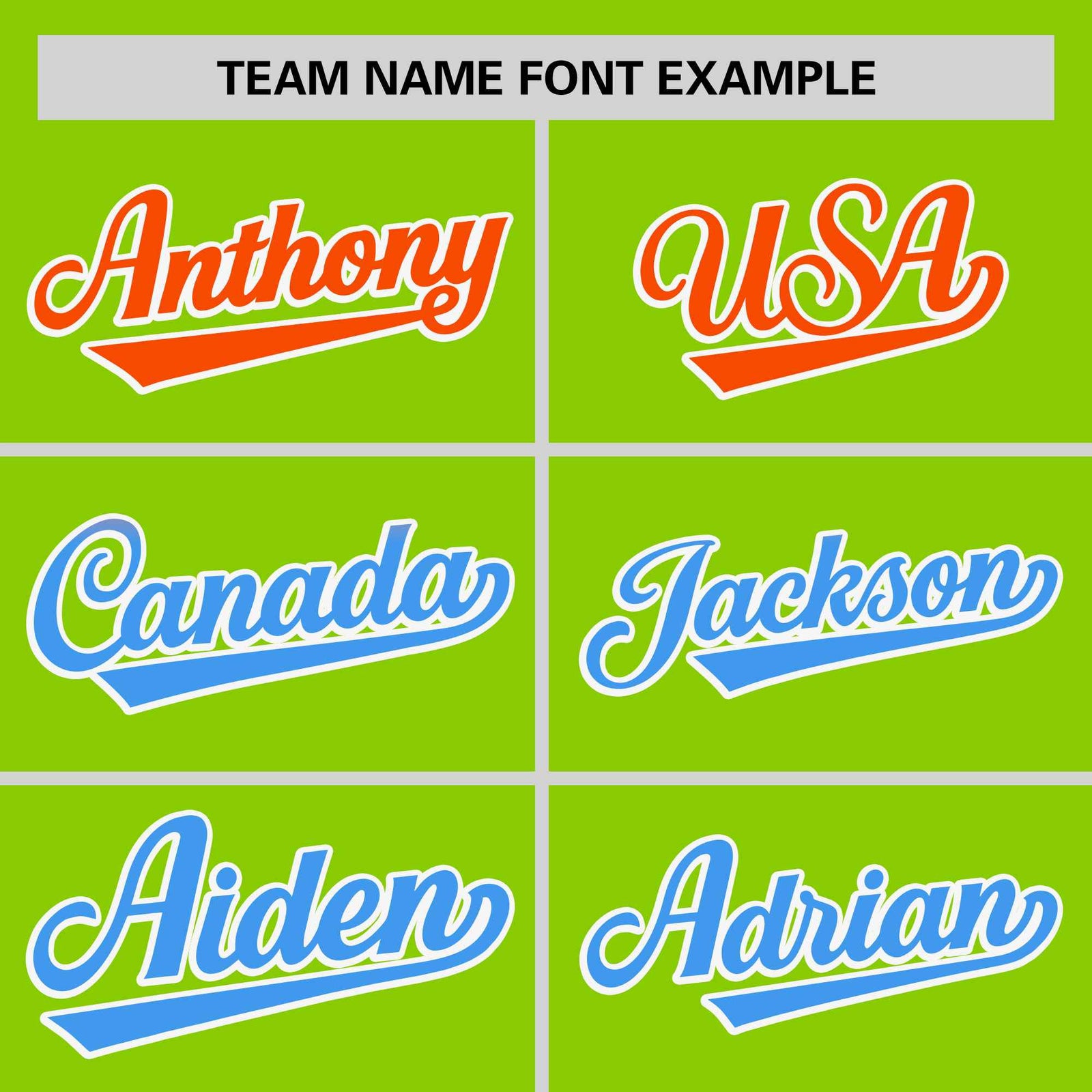 Custom Neon Green Orange-Powder Blue Personalized Gradient Font And Side Design Authentic Baseball Jersey