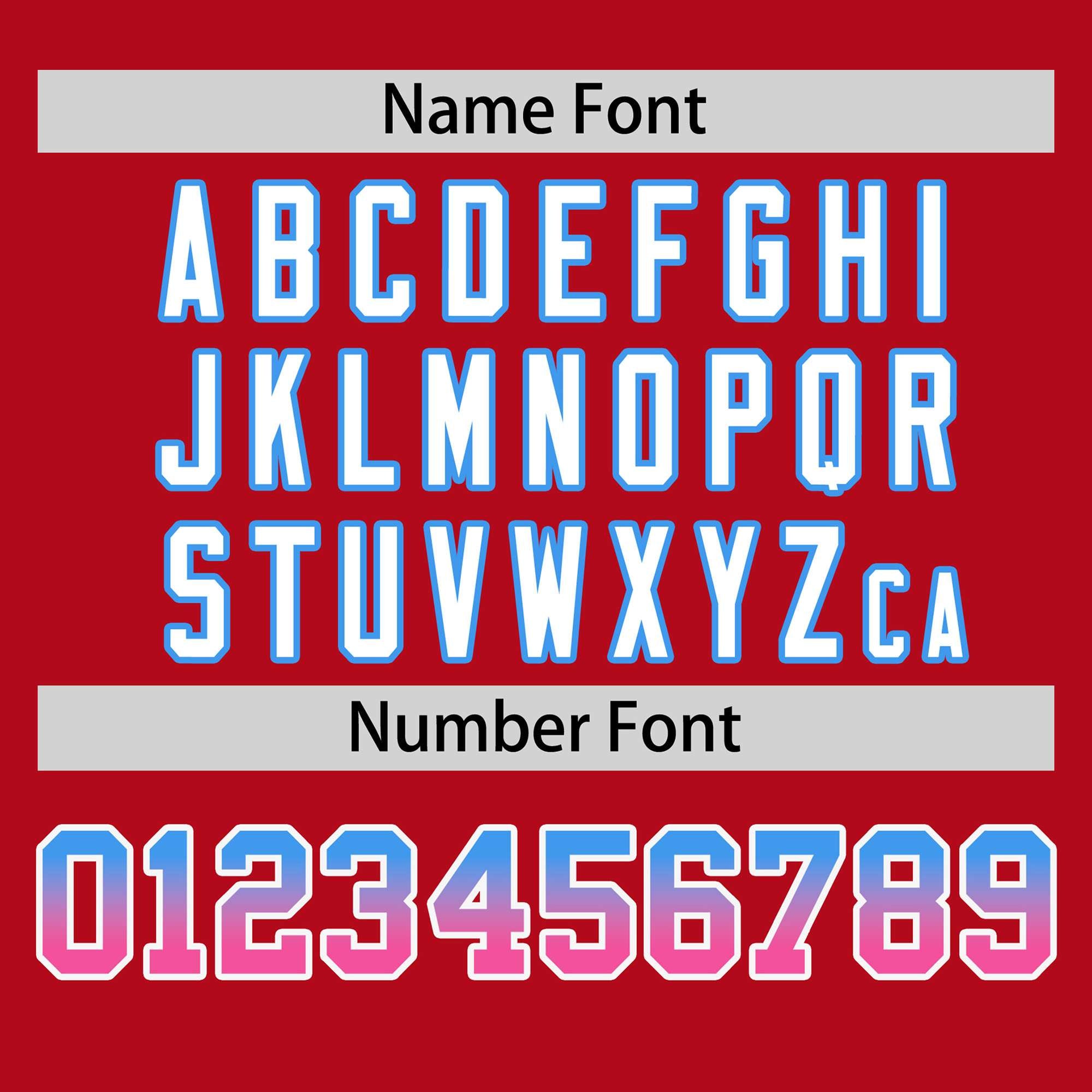 Custom Red Powder Blue-Pink Personalized Gradient Font And Side Design Authentic Baseball Jersey