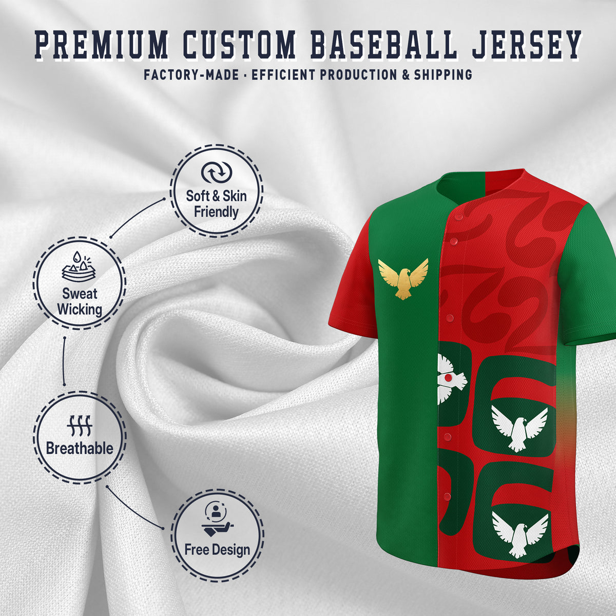 Personalized Red Kelly Green Baseball Jerseys Graffiti World Cup Inspired Style Split Eagle Moisture-Wicking Team Jersey