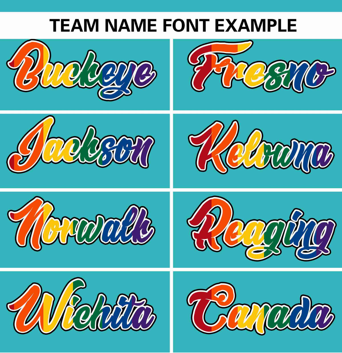 Custom Aqua LGBT Rainbow For Pride Month Raglan Sleeves Authentic Baseball Jersey