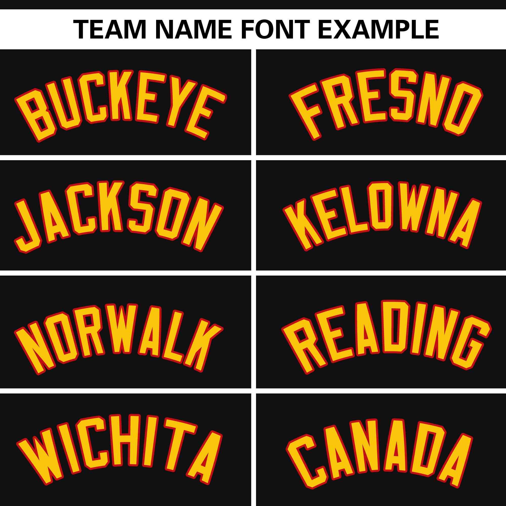 Custom Black Yellow-Red Personalized Side Two-Tone Design Authentic Baseball Jersey