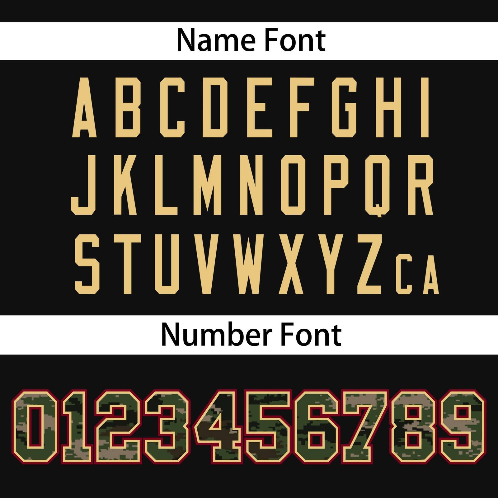 Custom Black Personalized Camo Font Authentic Baseball Jersey