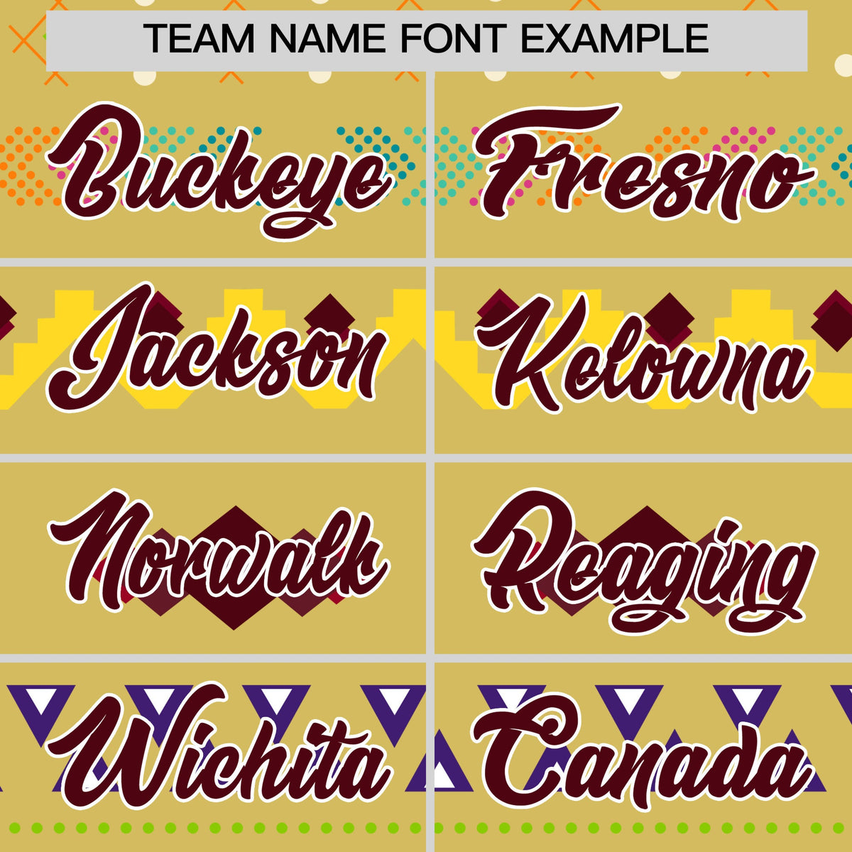Custom Old Gold White Burgundy Mexican style Stretch Fabric Baseball Jersey| KXKSHOP