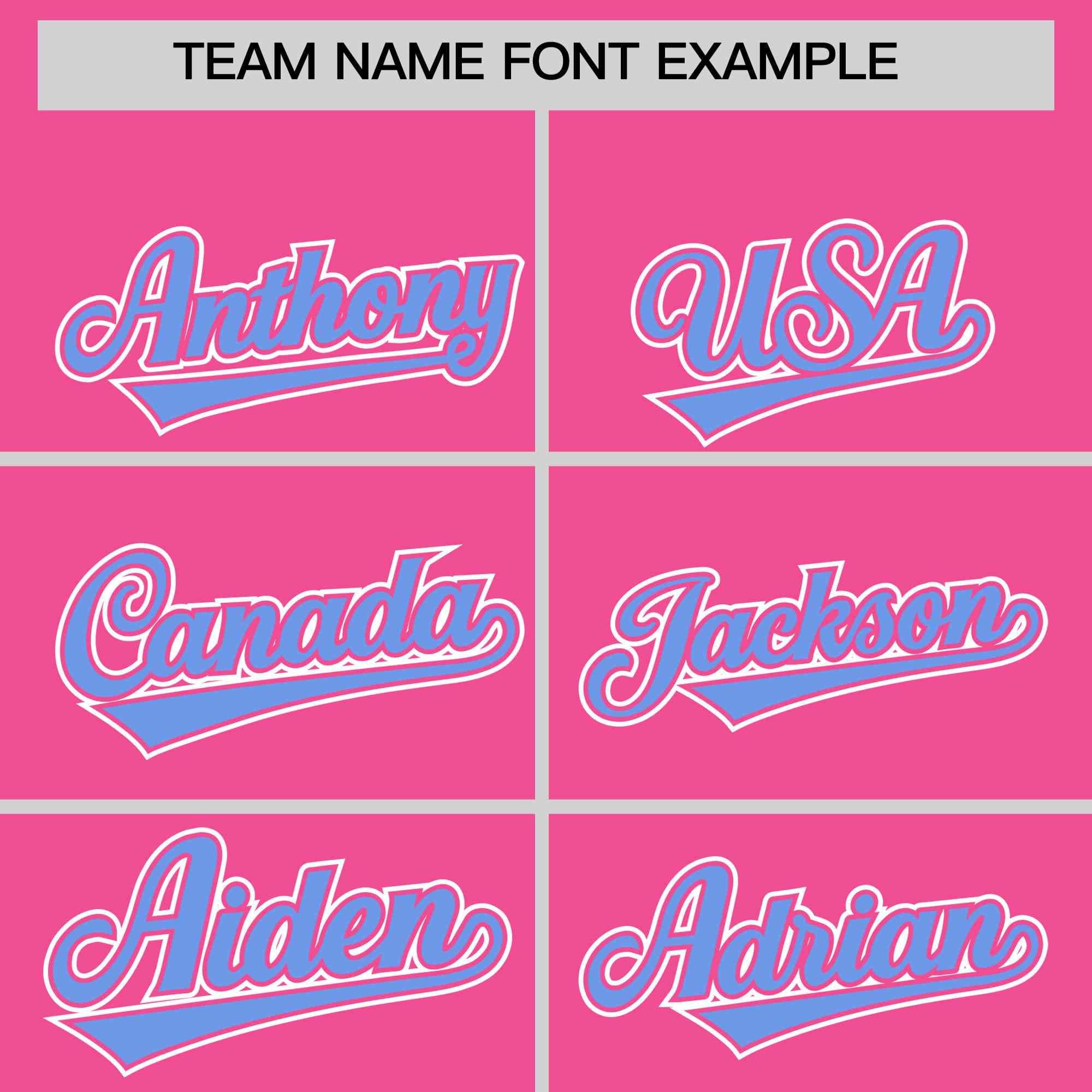 Custom Pink Light Blue Color Block Personalized Side Dotted Line Authentic Baseball Jersey