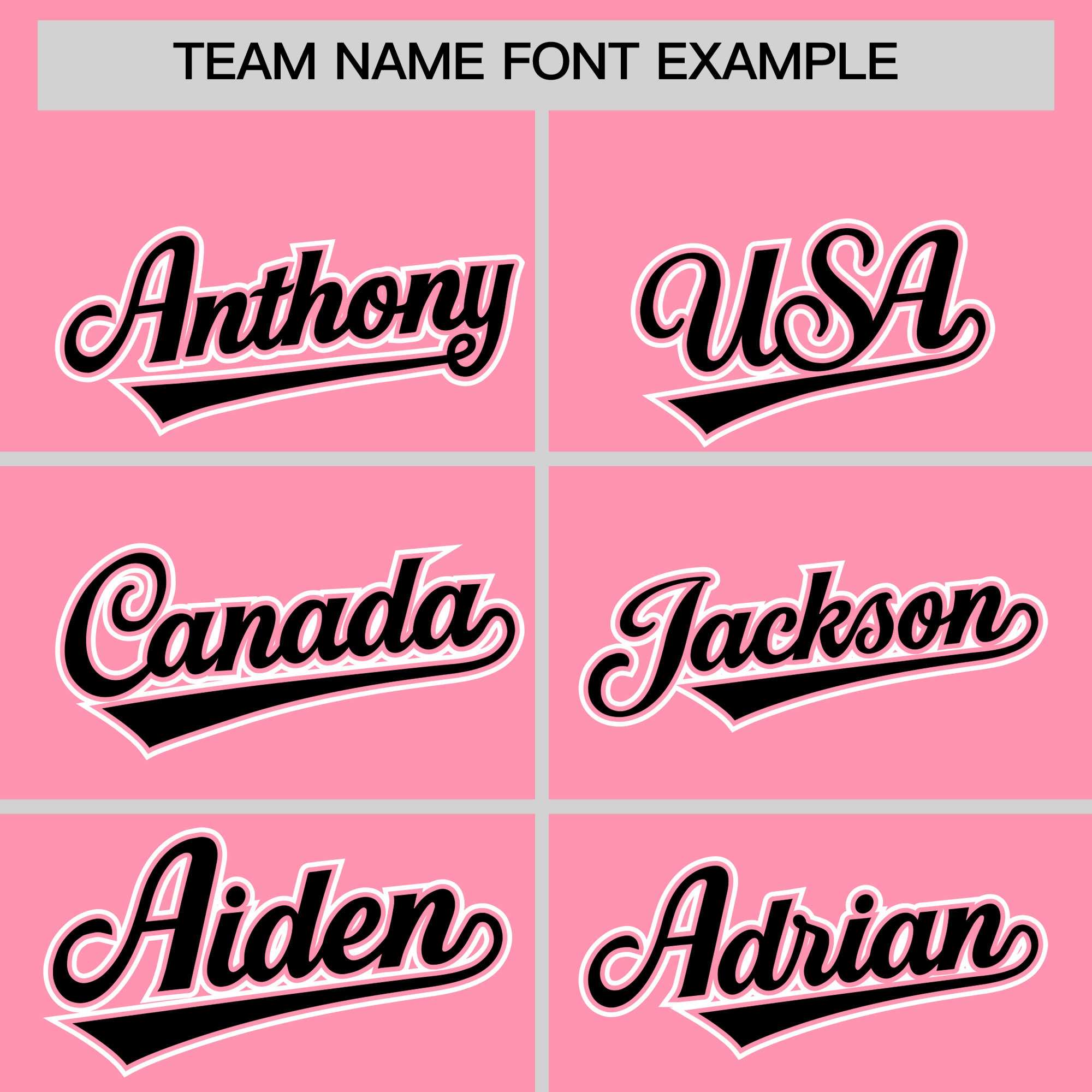 Custom Light Pink Black Side Flame Outline Pattern Sports Uniform Basetball Jersey