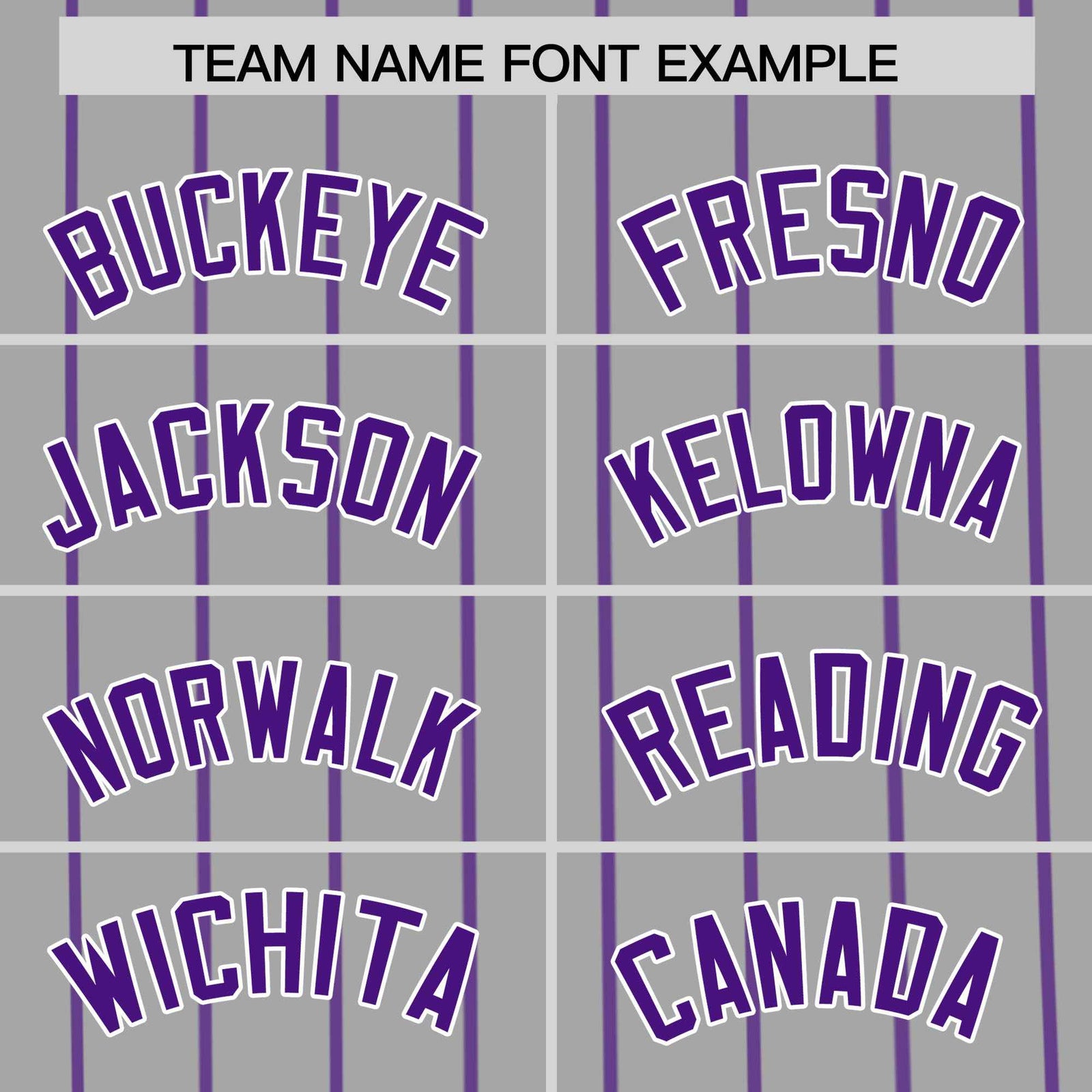 Custom Gray Purple Pinstripe Personalized Side Two-tone Authentic Baseball Jersey