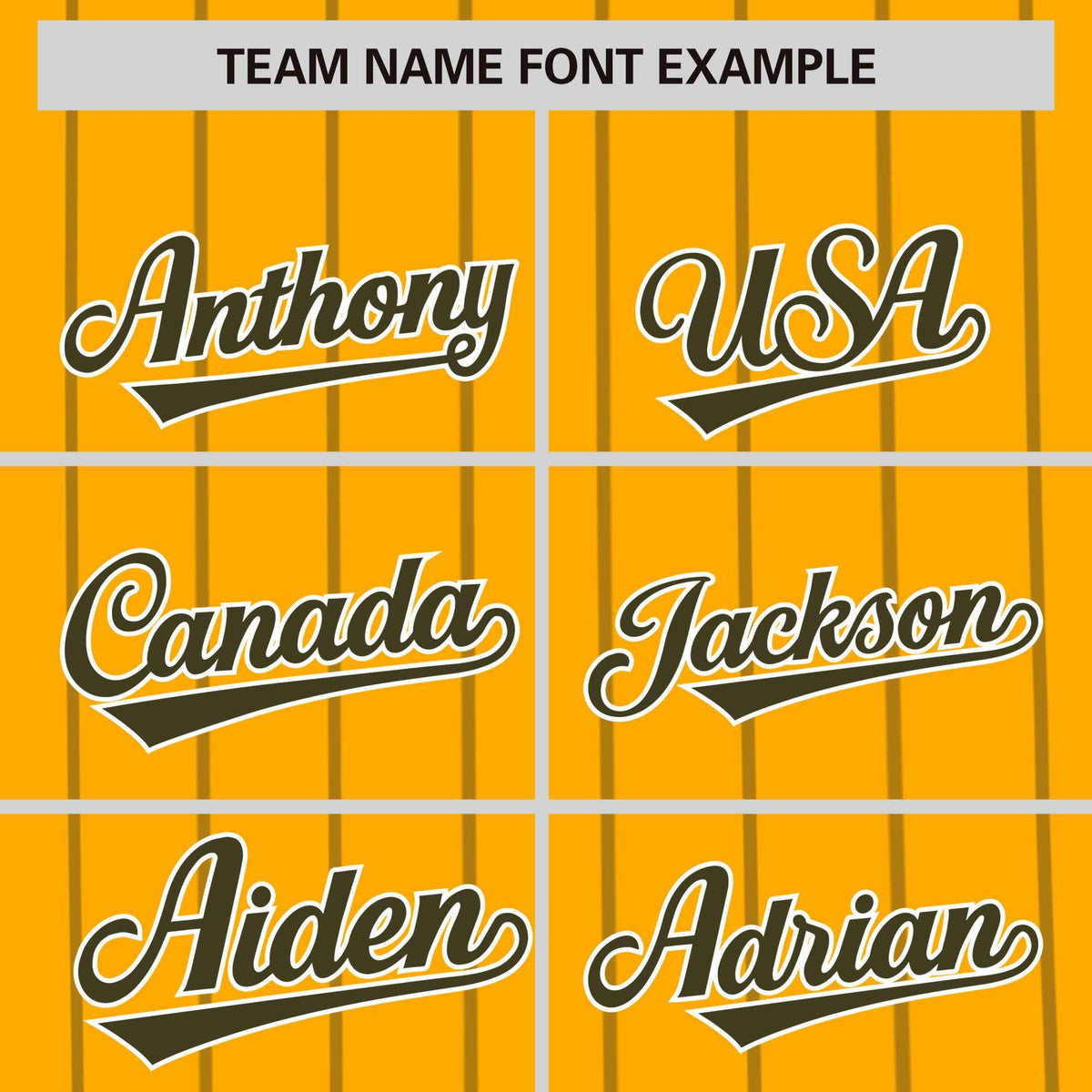 Custom Gold Olive Pinstripe Personalized Side Two-tone Authentic Baseball Jersey