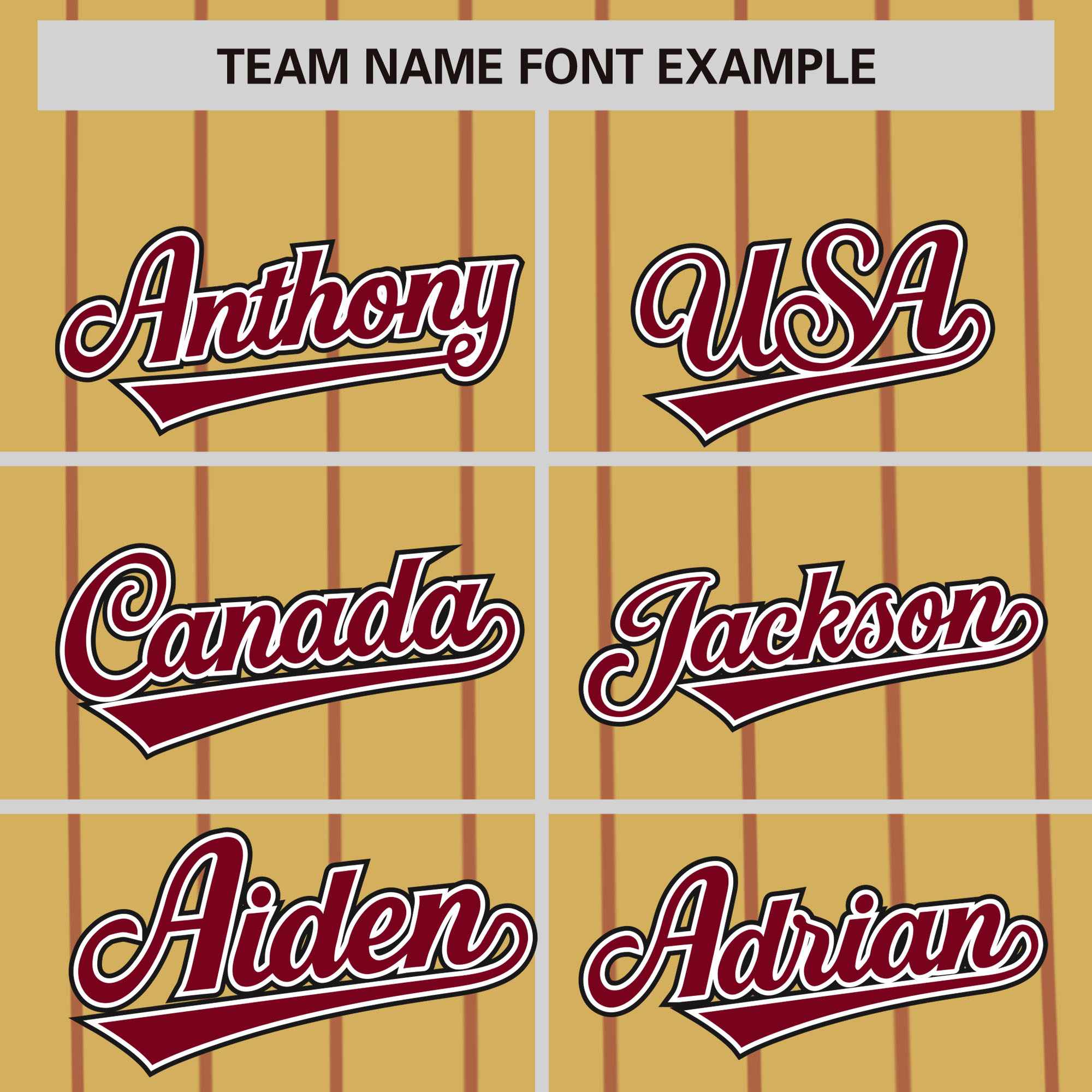 Custom Khaki Crimson Pinstripe Personalized Side Two-tone Authentic Baseball Jersey