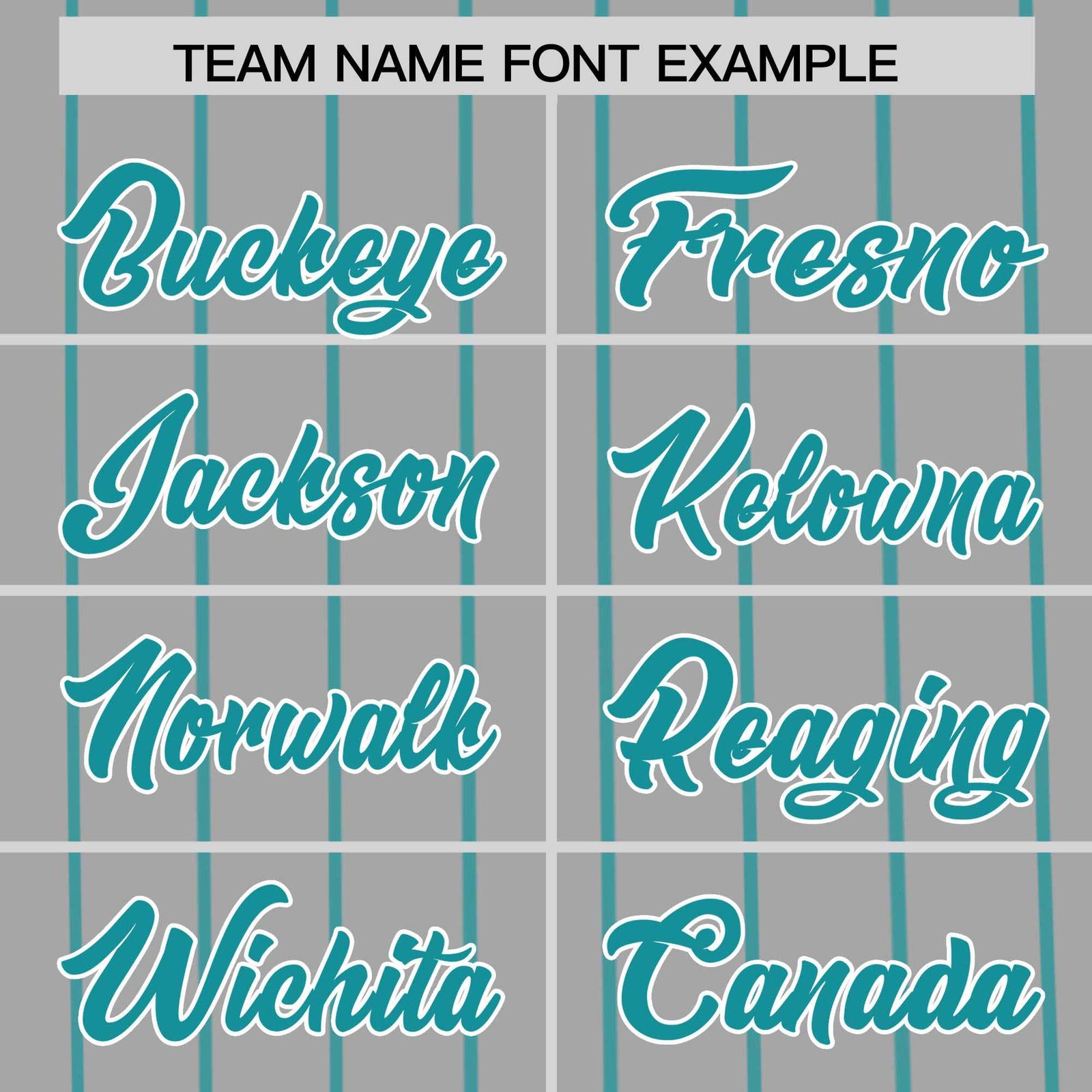 Custom Gray Aqua Pinstripe Personalized Side Two-tone Authentic Baseball Jersey