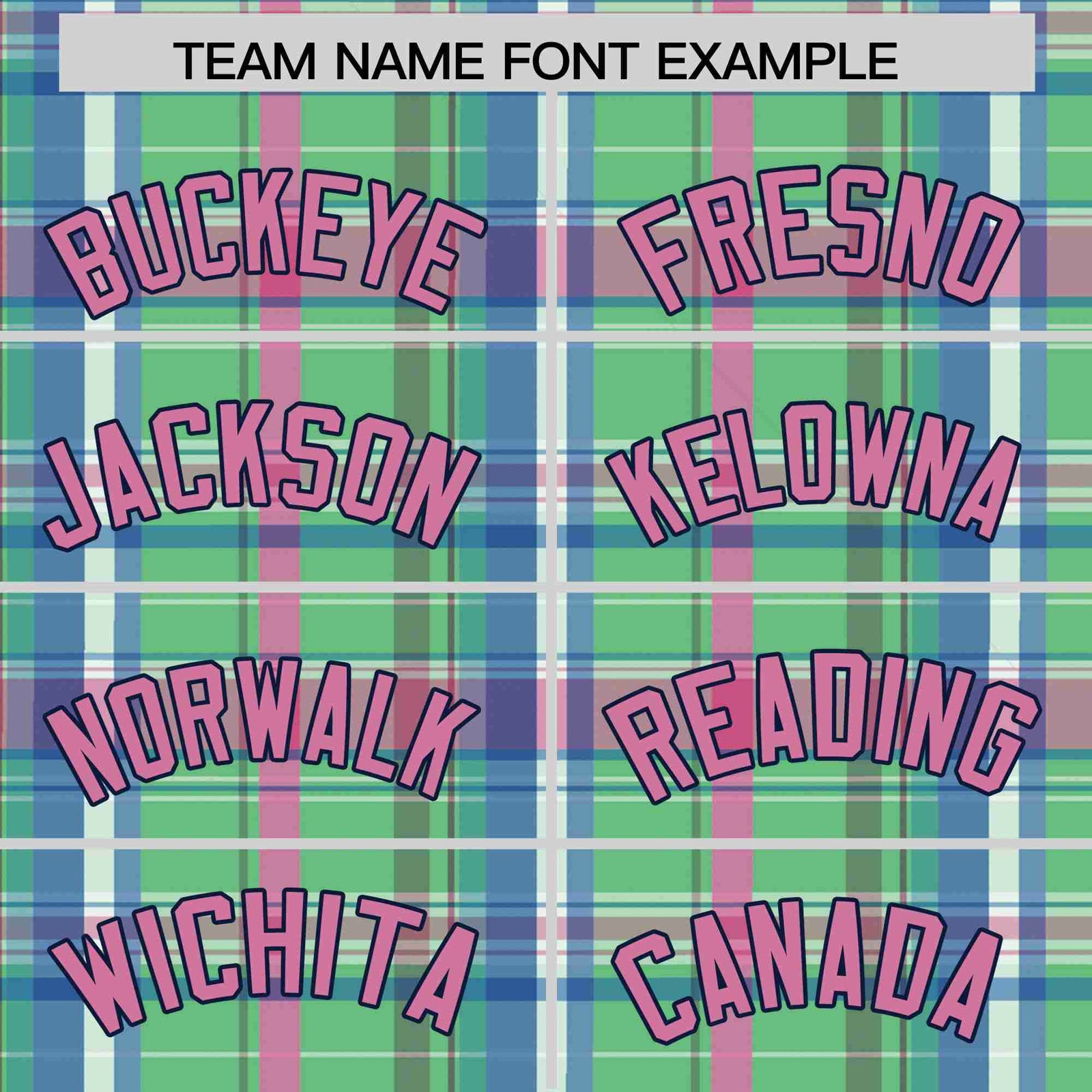 Custom Multi Color Personalized Plaid Design Authentic Baseball Jersey