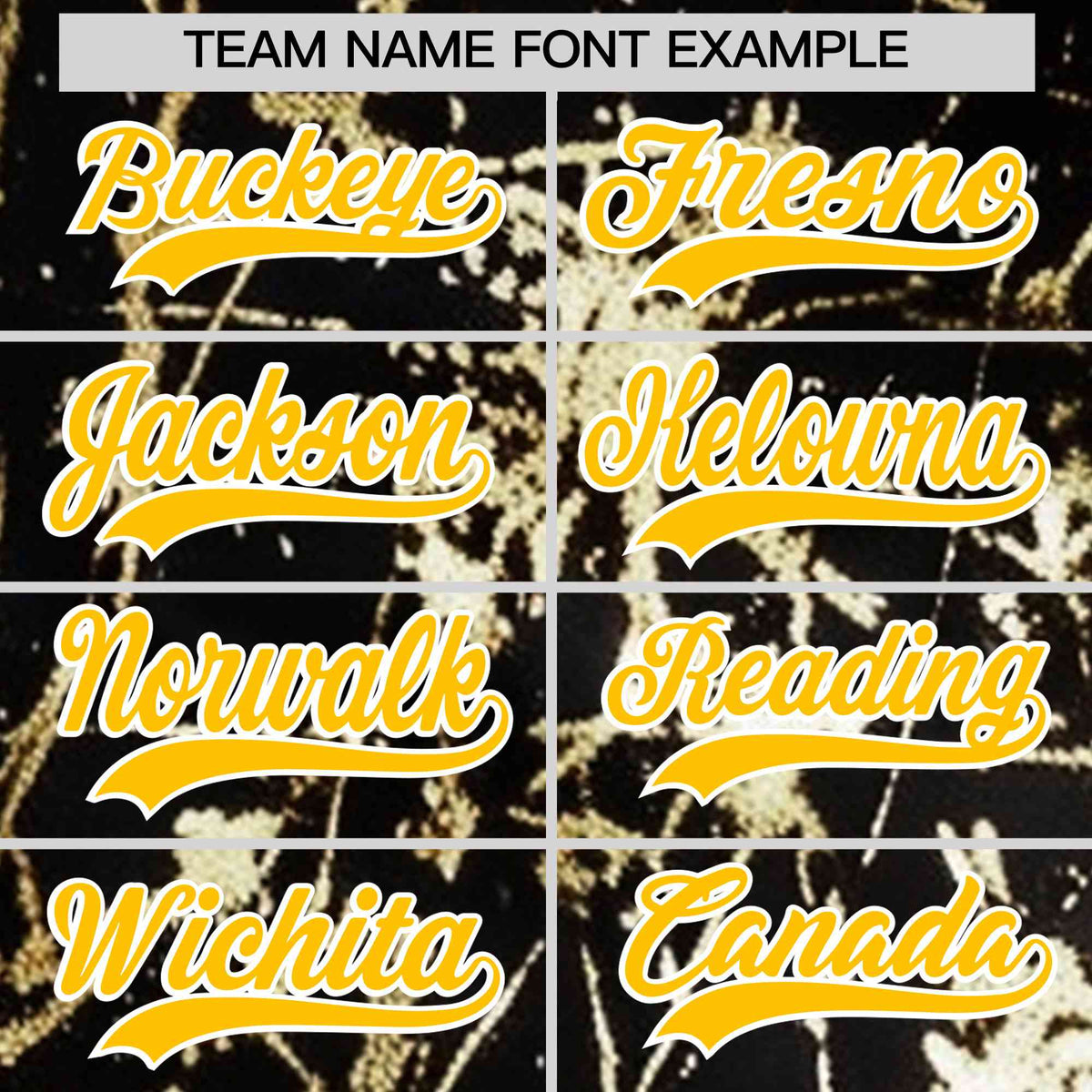 Custom Black Yellow Shiny Gold Cracked Texture Baseball Jersey