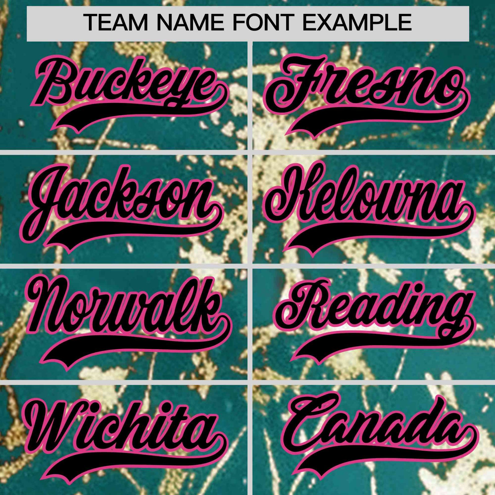 Custom Teal Black Metallic Gold Splatter Breathable&Wrinkle-Resistant Baseball Jersey