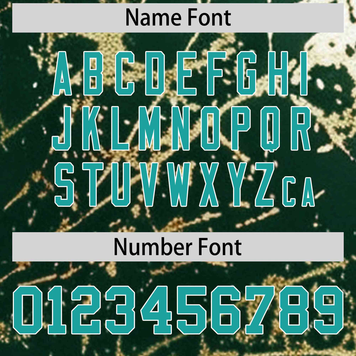 Custom Green Aqua Metallic Gold Splatter Urban Streetwear Baseball Jersey