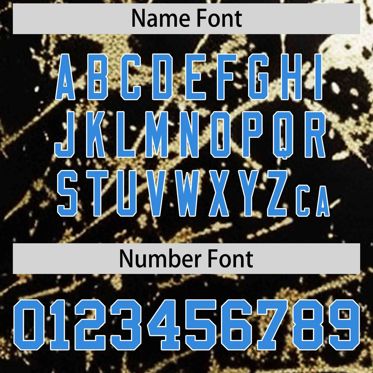 Custom Black Light Blue Shiny Gold Cracked Texture Baseball Jersey