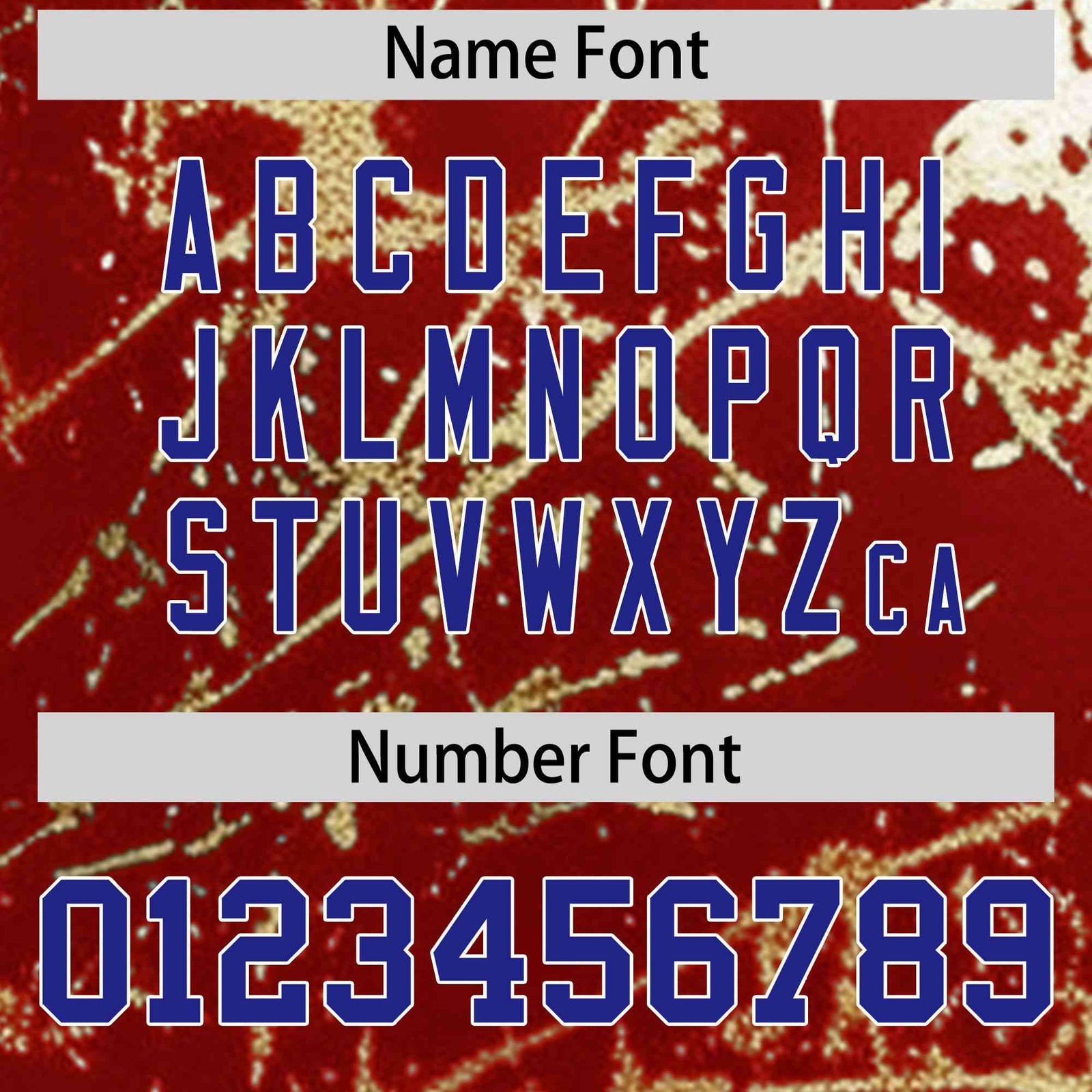 Custom Red Royal Shiny Gold Cracked Texture Baseball Jersey