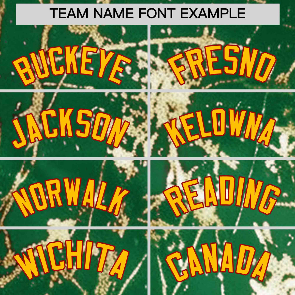 Custom Kelly Green Yellow Black&amp;Gold Marble Print Clubwear Party Streetwear Baseball Jersey