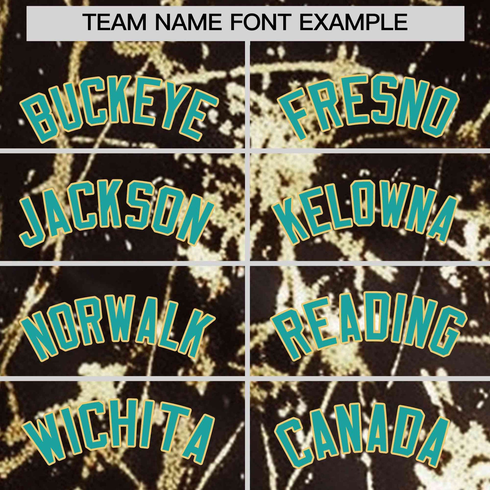 Custom Brown Aqua Metallic Gold Splatter Breathable&Wrinkle-Resistant Baseball Jersey