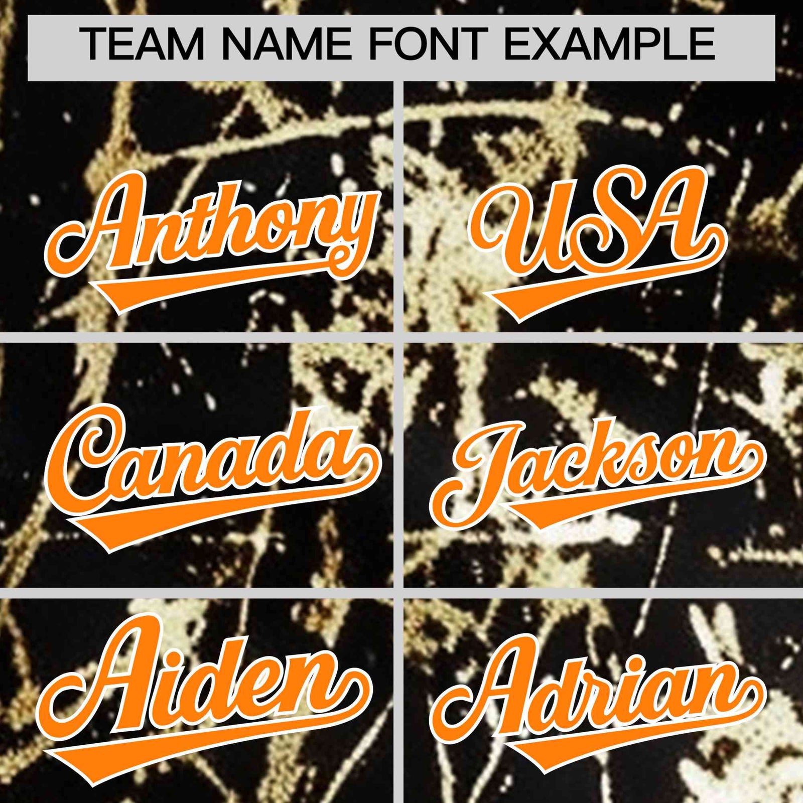 Custom Black Orange Metallic Gold Splatter Urban Streetwear Baseball Jersey| KXKSHOP