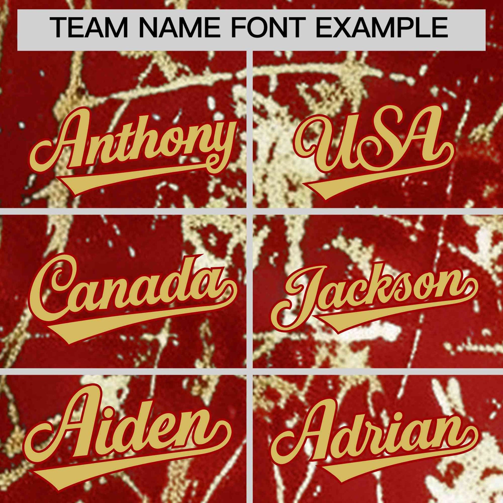 Custom Red Old Gold Black&Gold Marble Print Clubwear Party Streetwear Baseball Jersey| KXKSHOP