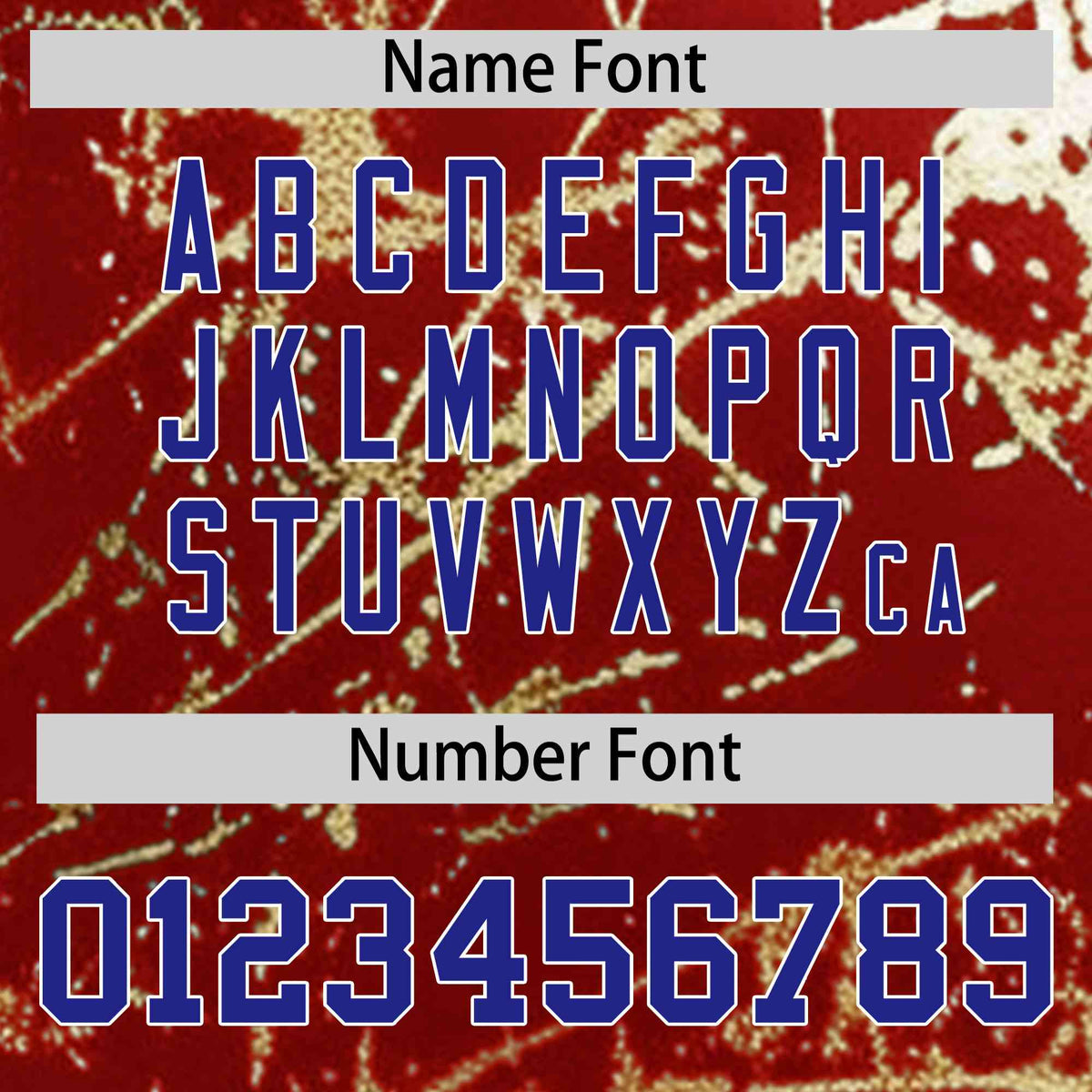 Custom Red Royal Shiny Gold Cracked Texture Baseball Jersey