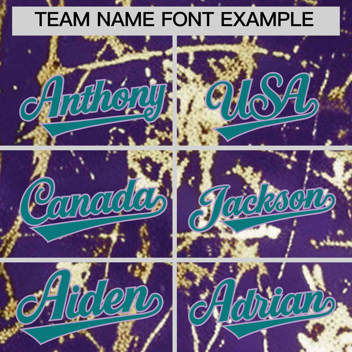 Custom Purple Teal Black&amp;Gold Marble Print Clubwear Party Streetwear Baseball Jersey| KXKSHOP