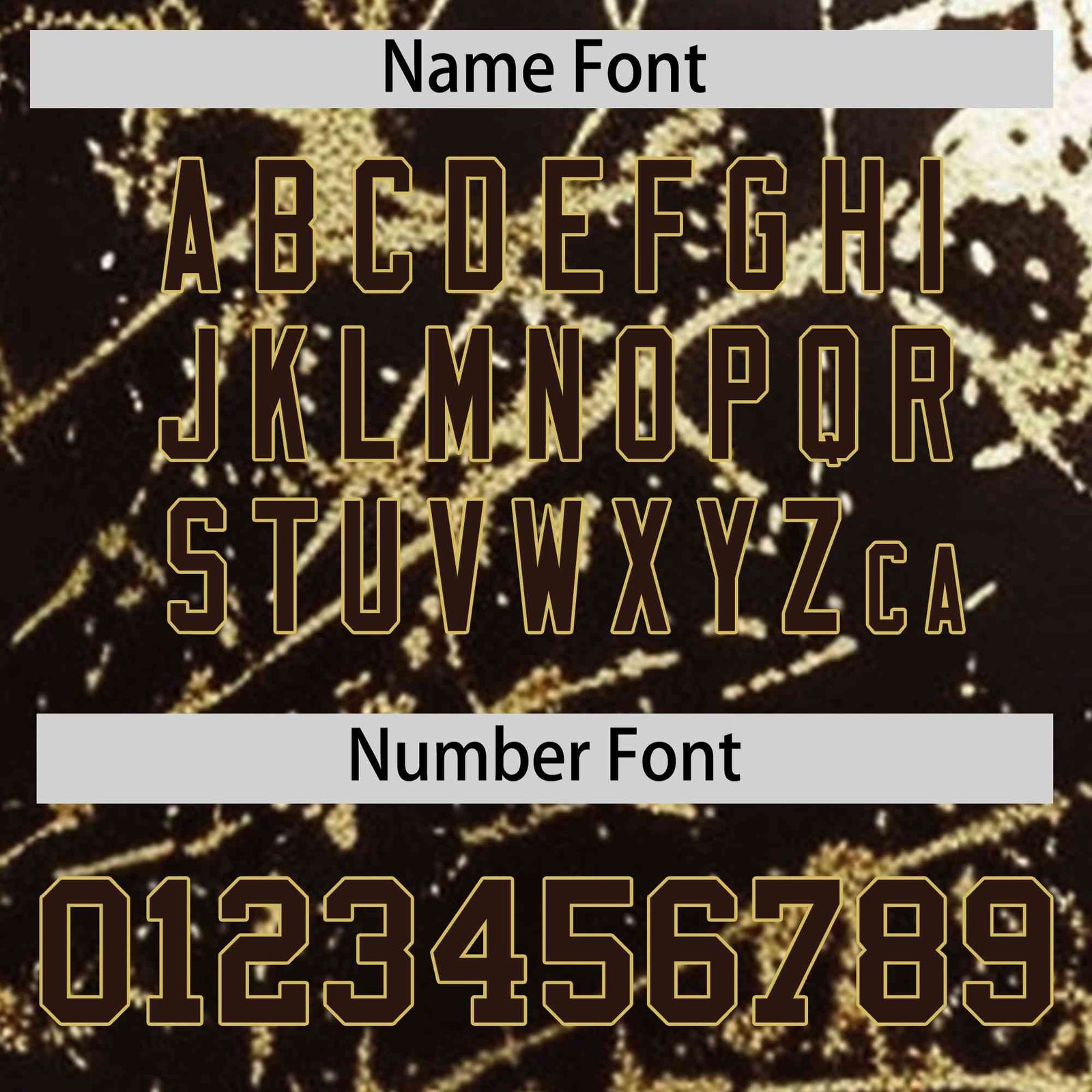 Custom Brown Old Gold Shiny Gold Cracked Texture Baseball Jersey