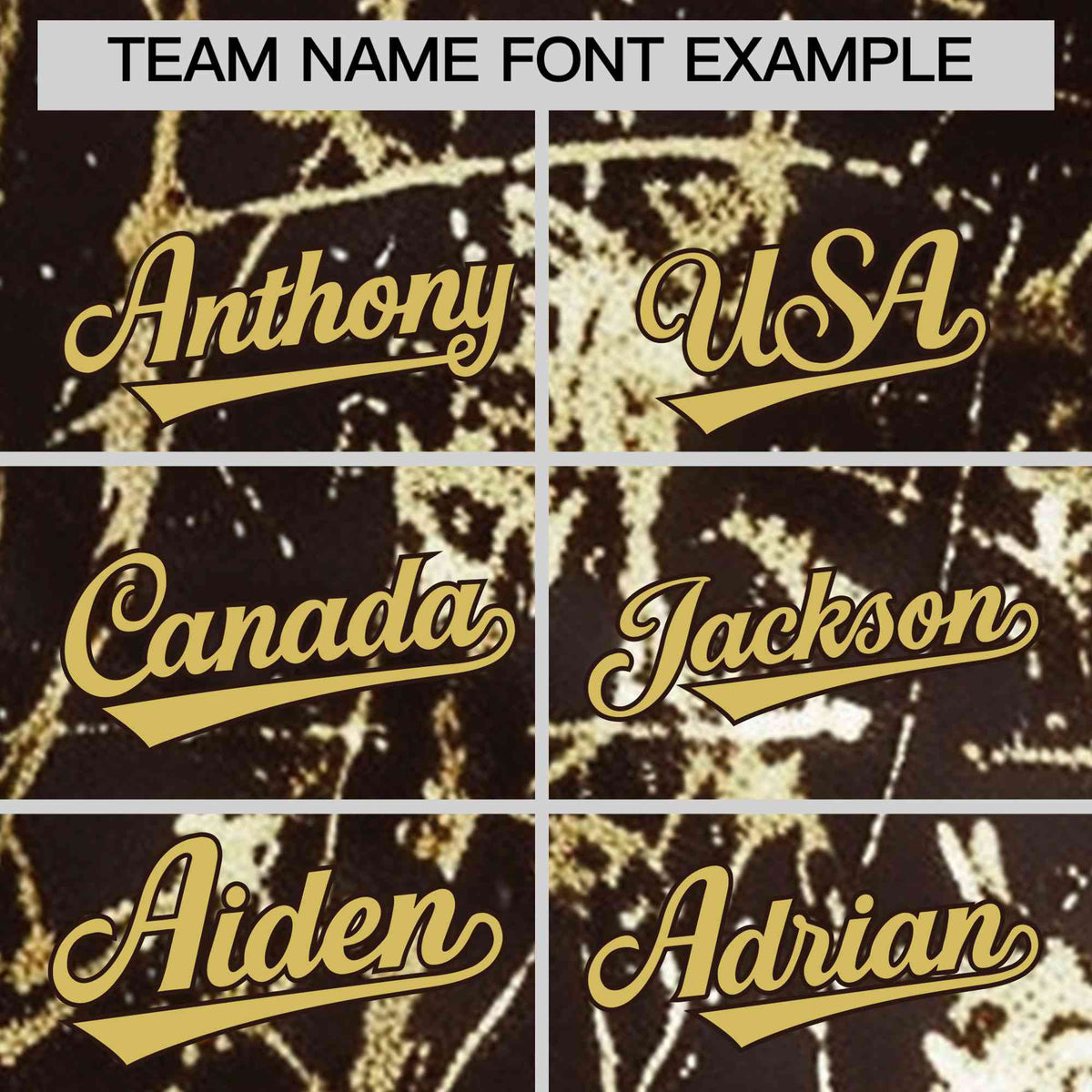 Custom Brown Old Gold Black&amp;Shiny Gold Cracked Foil Hip Hop Button Down Baseball Jersey| KXKSHOP