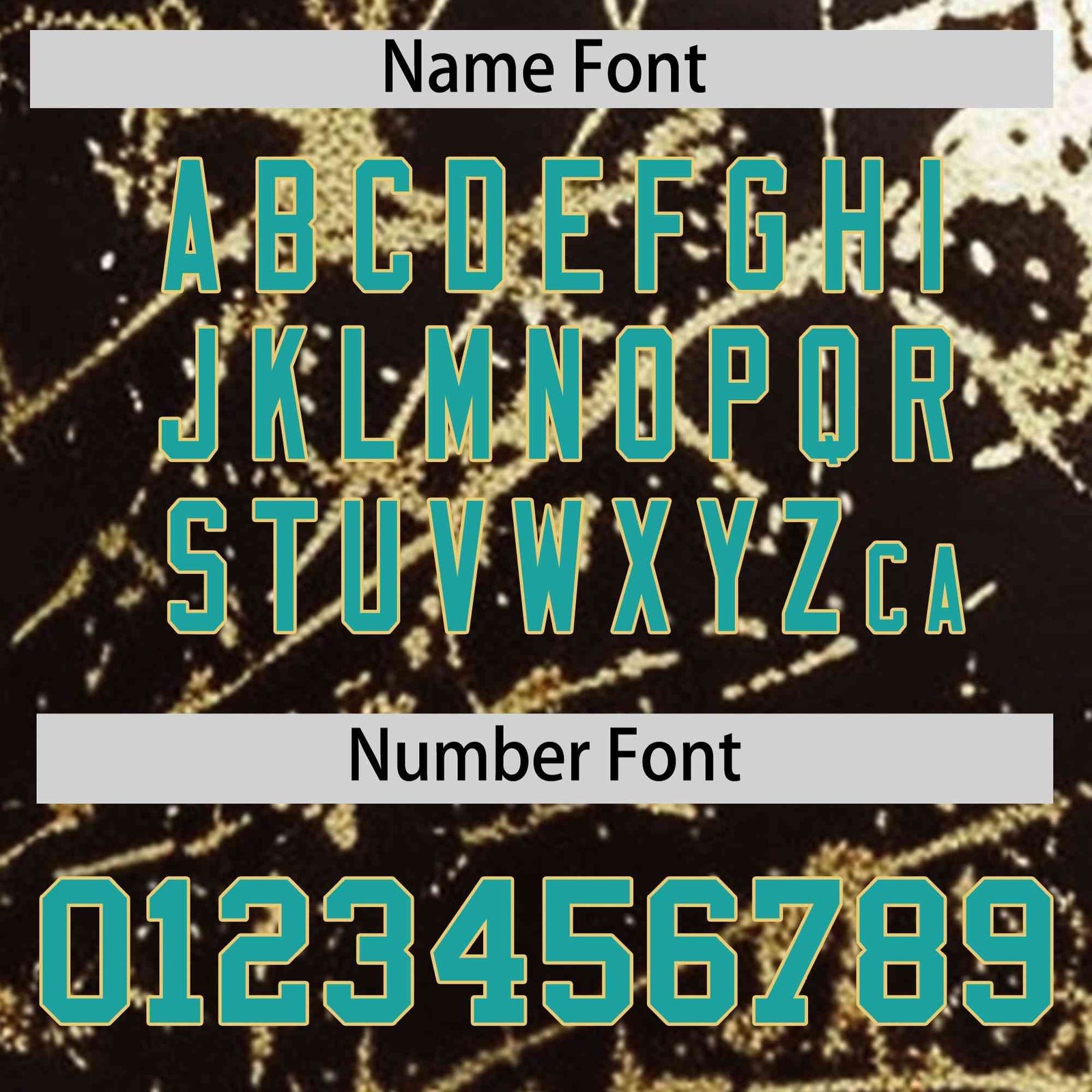 Custom Brown Aqua Metallic Gold Splatter Breathable&Wrinkle-Resistant Baseball Jersey