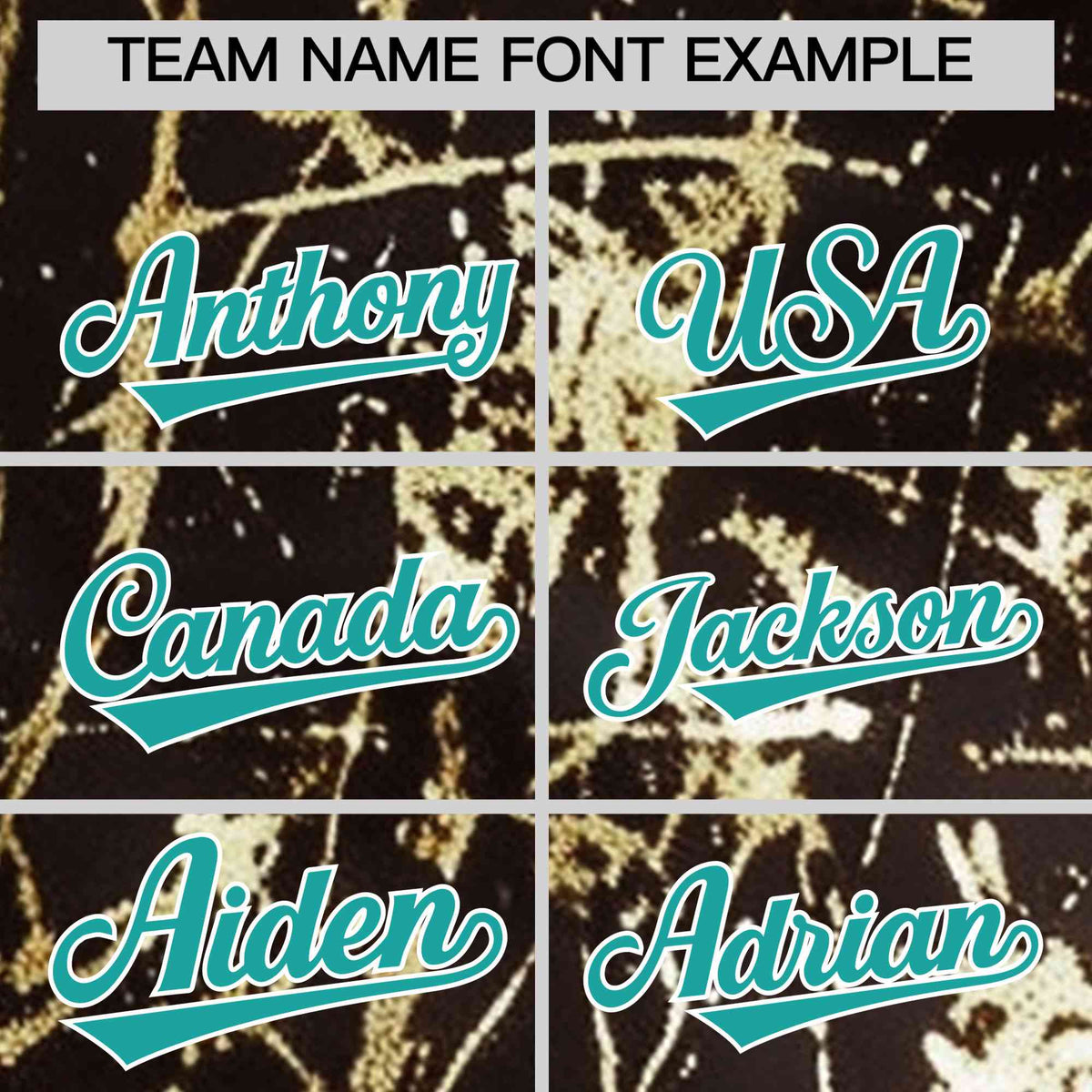 Custom Brown Aqua Metallic Gold Splatter Urban Streetwear Baseball Jersey| KXKSHOP