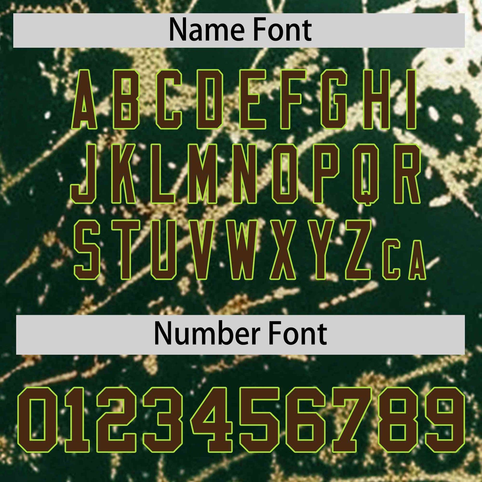 Custom Green Brown Metallic Gold Splatter Breathable&Wrinkle-Resistant Baseball Jersey| KXKSHOP