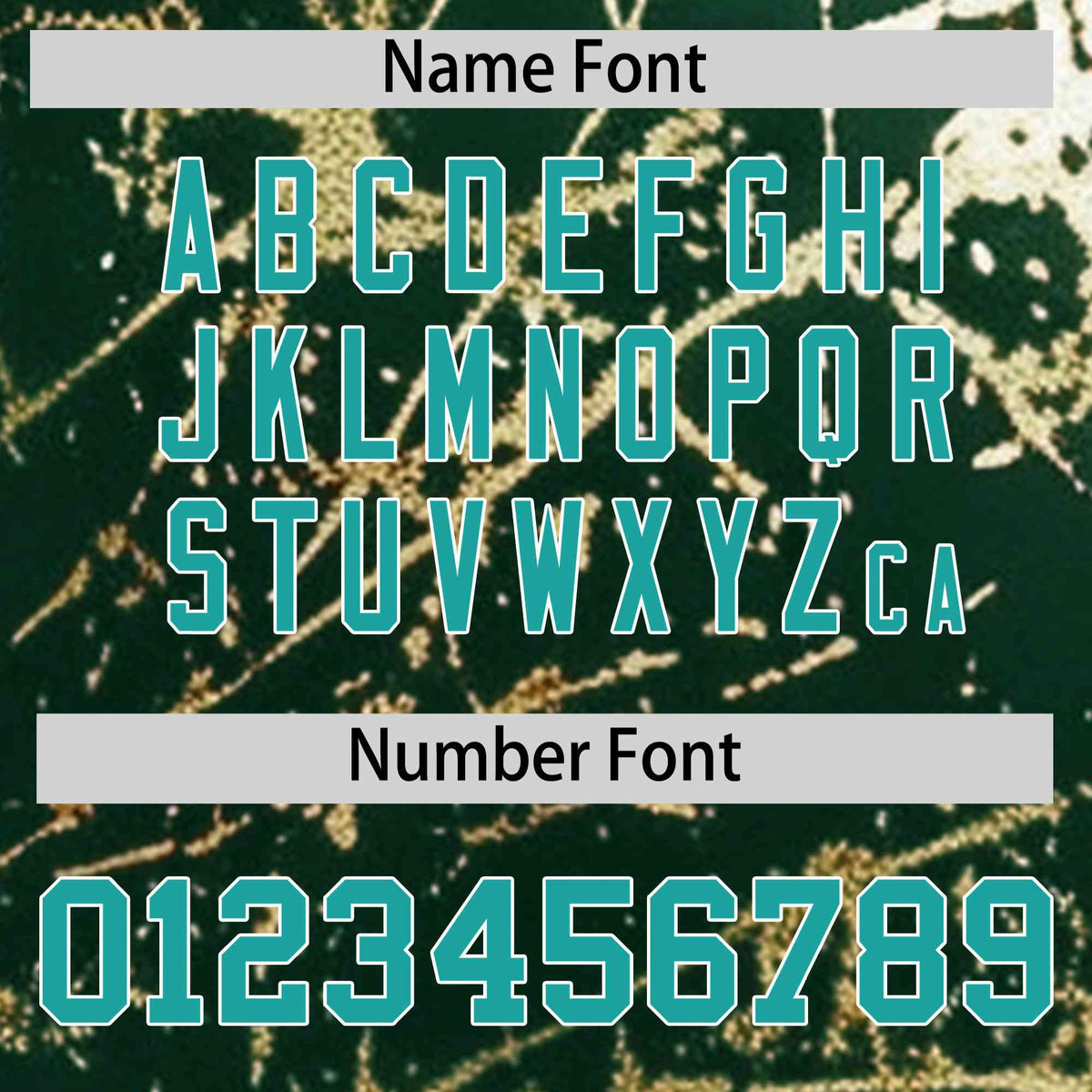 Custom Green Aqua Metallic Gold Splatter Urban Streetwear Baseball Jersey