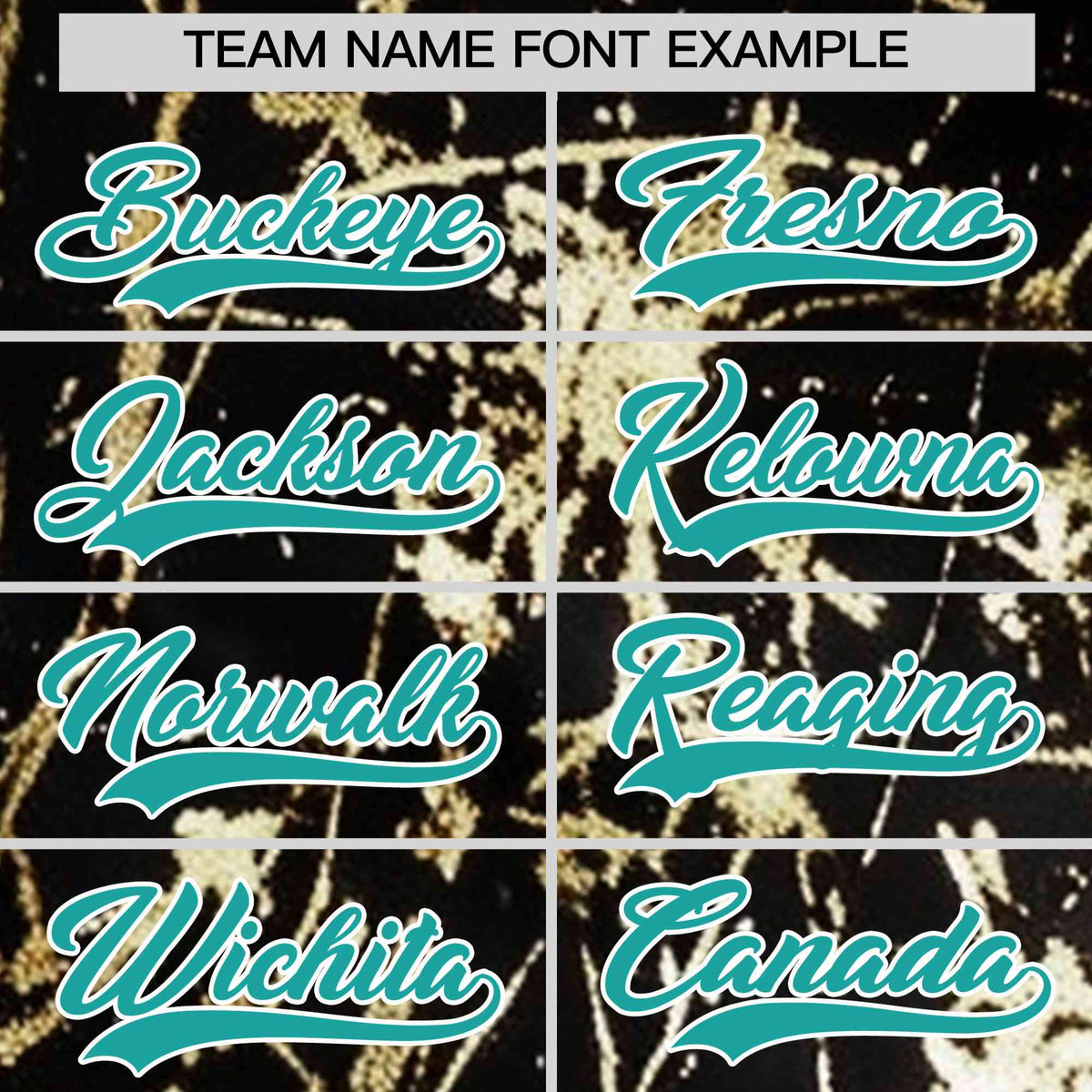 Custom Black Aqua Metallic Gold Splatter Urban Streetwear Baseball Jersey