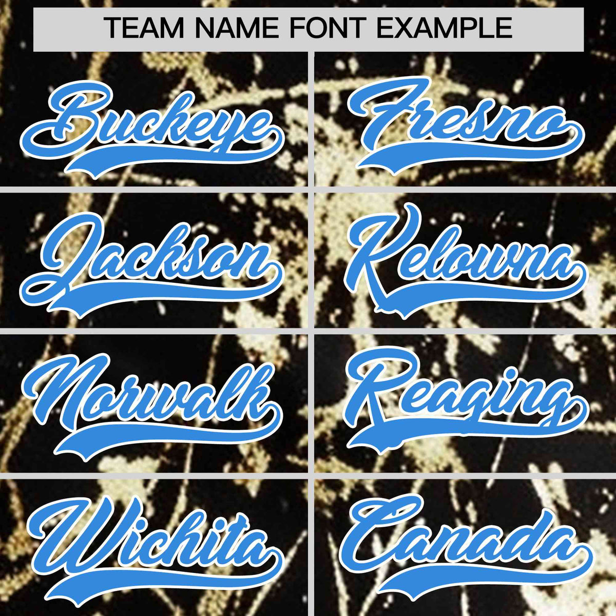 Custom Black Light Blue Shiny Gold Cracked Texture Baseball Jersey