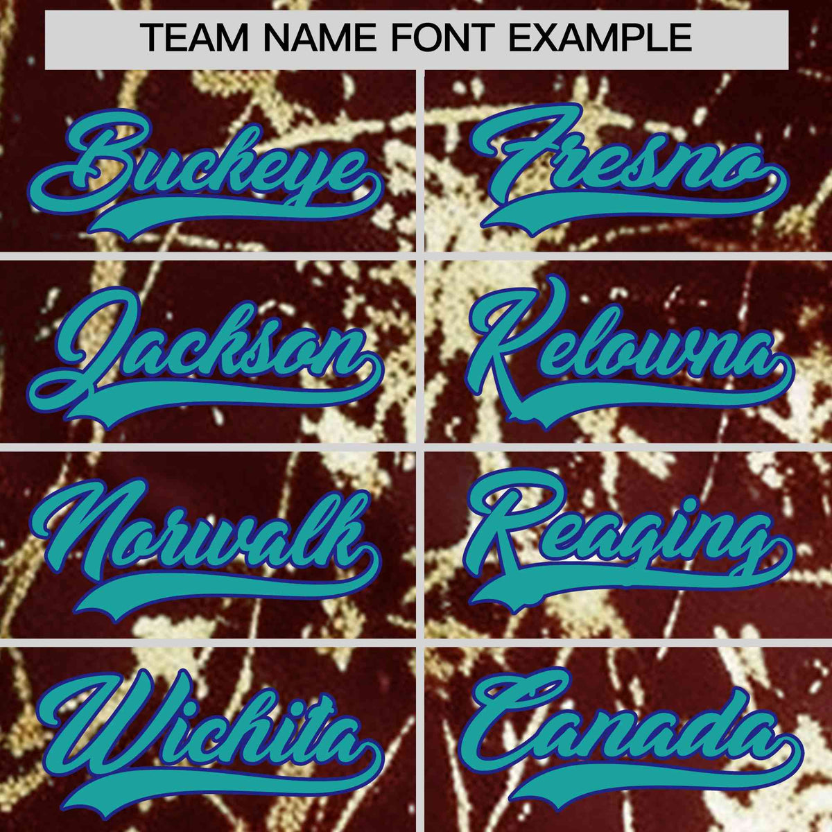 Custom Crimson Aqua Black&amp;Gold Marble Print Clubwear Party Streetwear Baseball Jersey