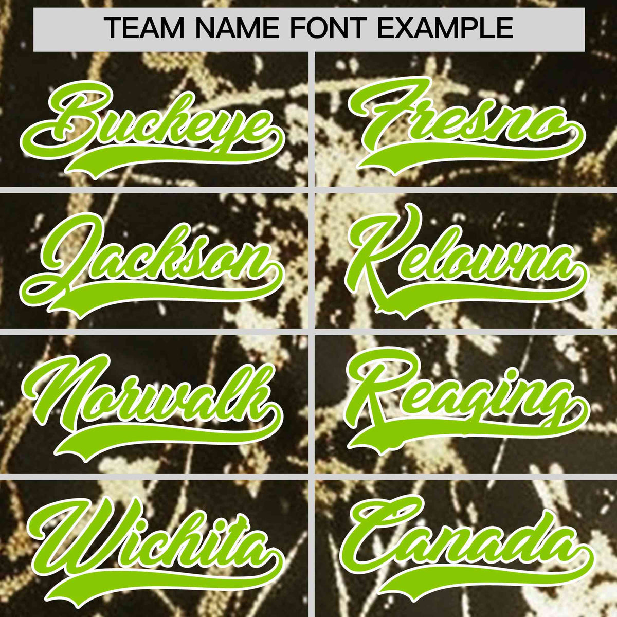 Custom Olive Neon Green Metallic Gold Splatter Urban Streetwear Baseball Jersey