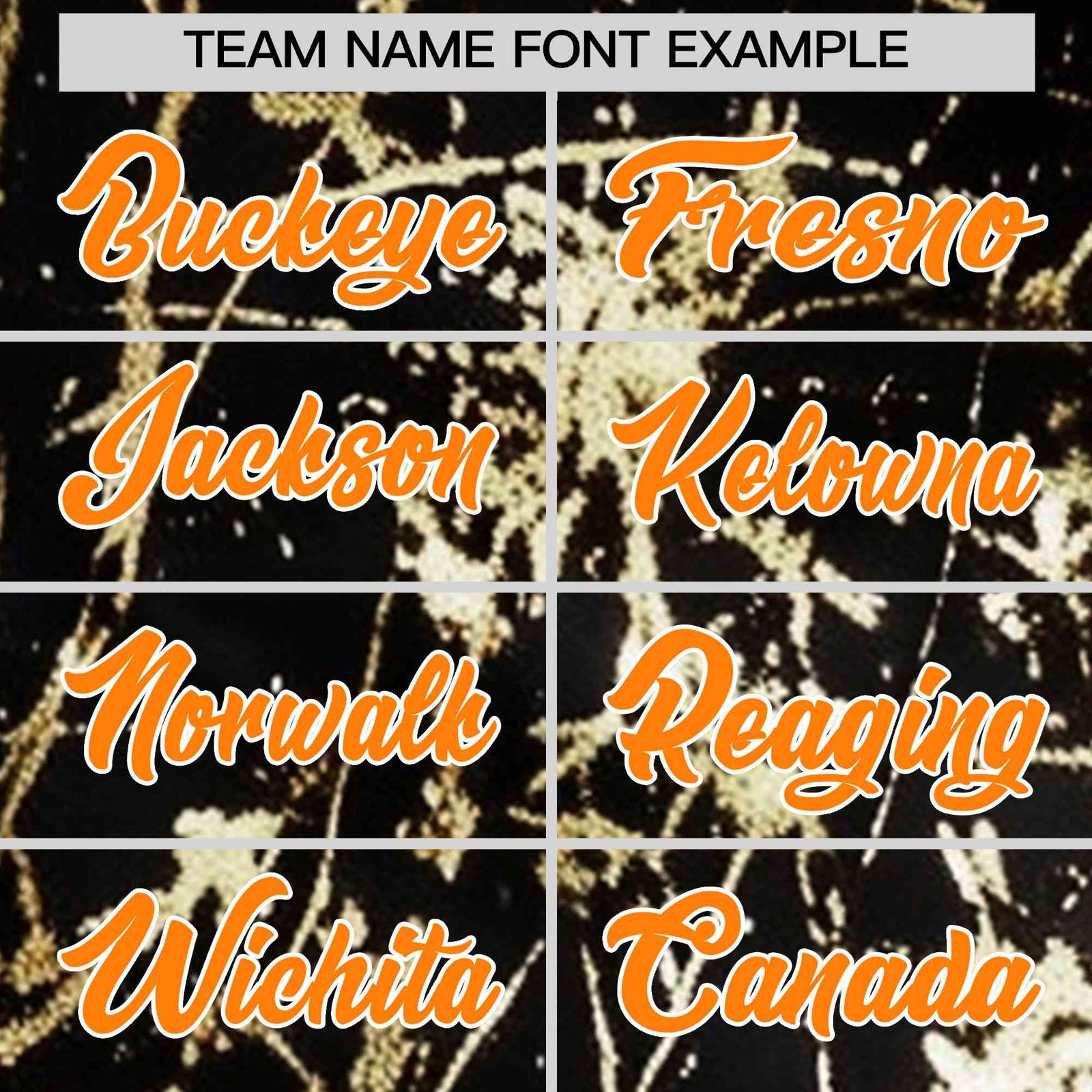 Custom Black Orange Metallic Gold Splatter Urban Streetwear Baseball Jersey