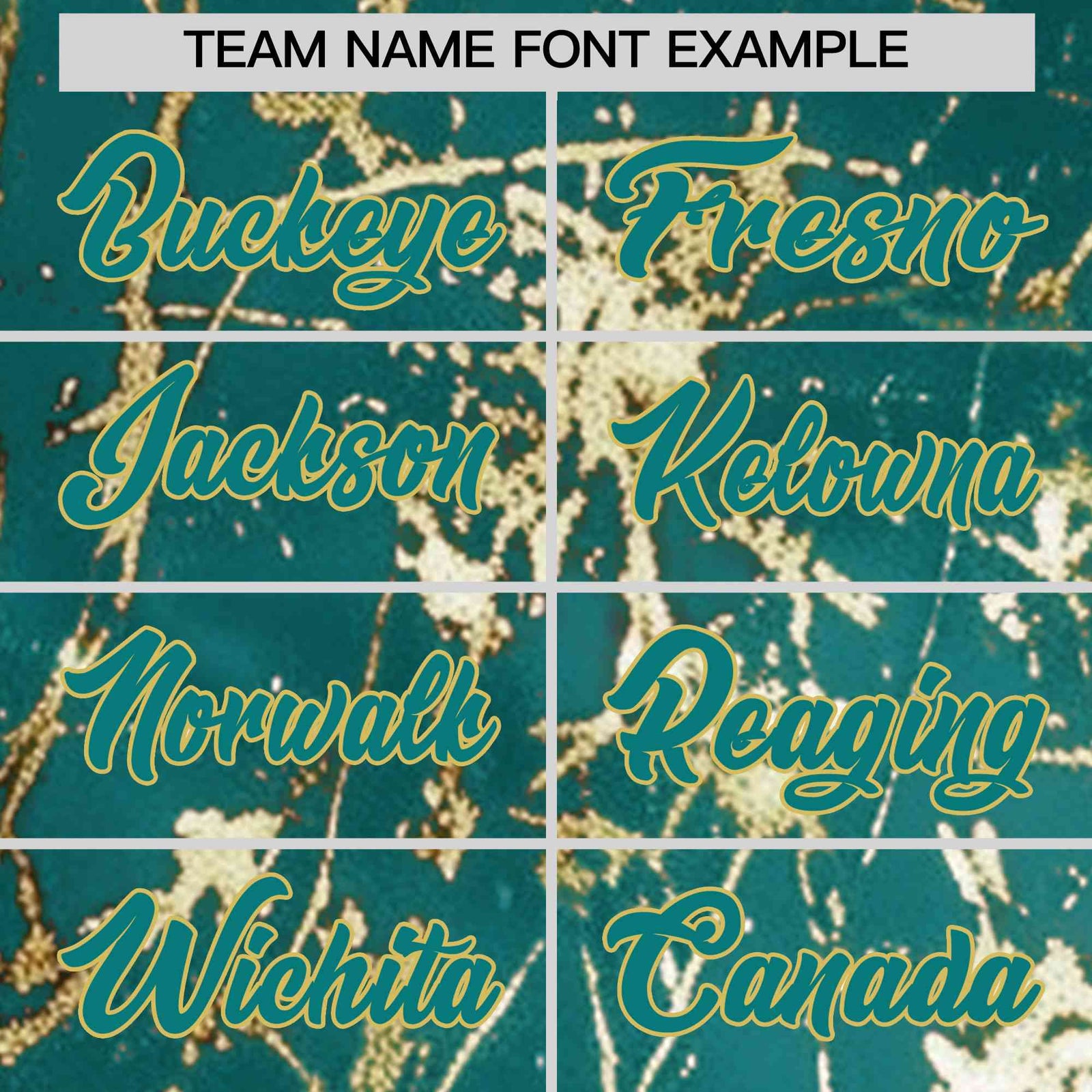 Custom Teal Old Gold Shiny Gold Cracked Texture Baseball Jersey