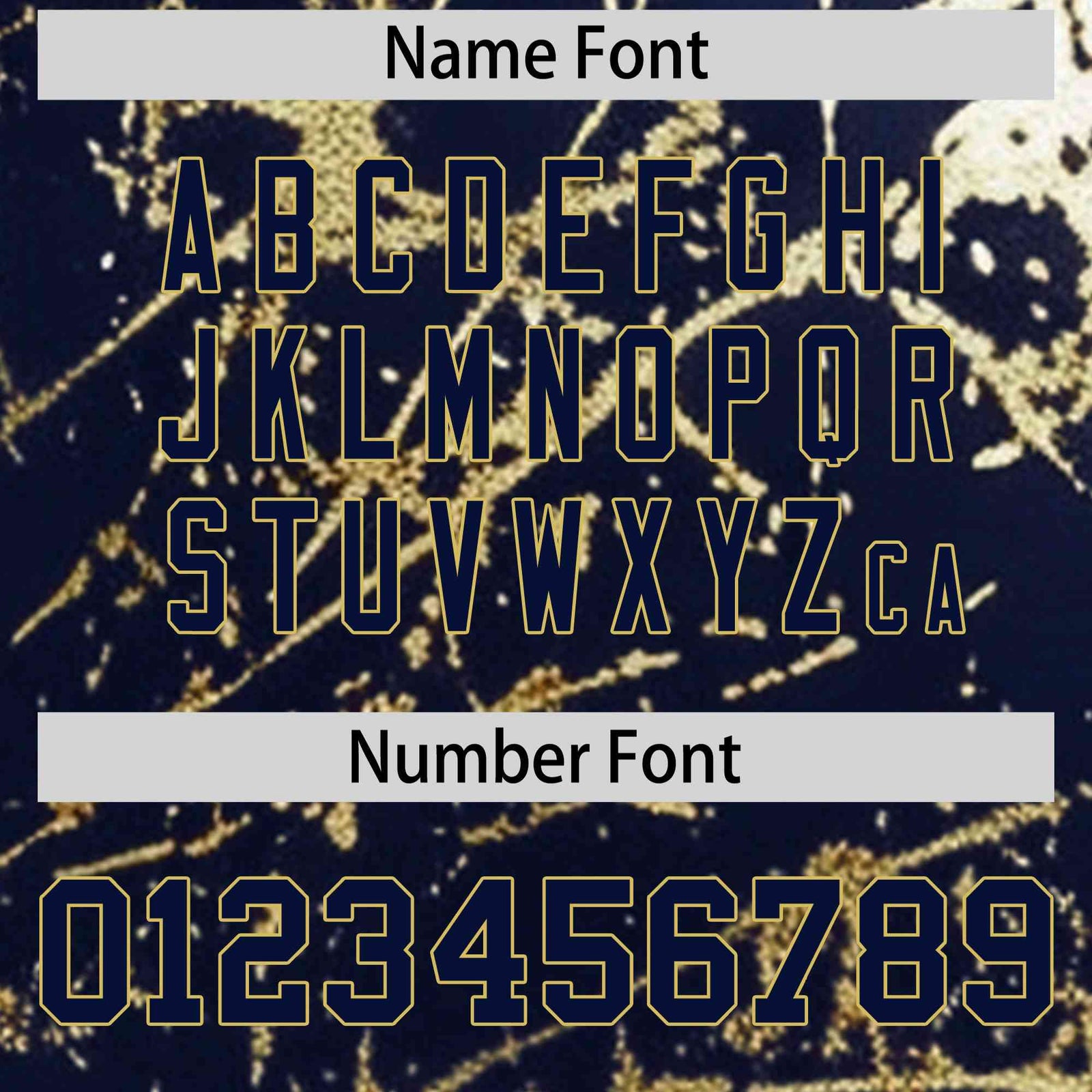 Custom Navy Old Gold Shiny Gold Cracked Texture Baseball Jersey