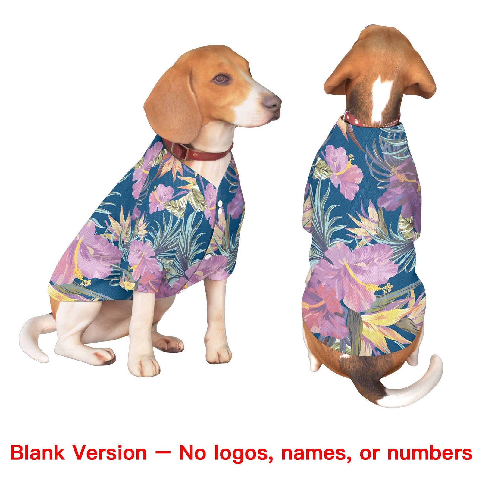 Custom Light Pink White Hawaiian Style Graffiti Pattern Dog Jersey| KXKSHOP