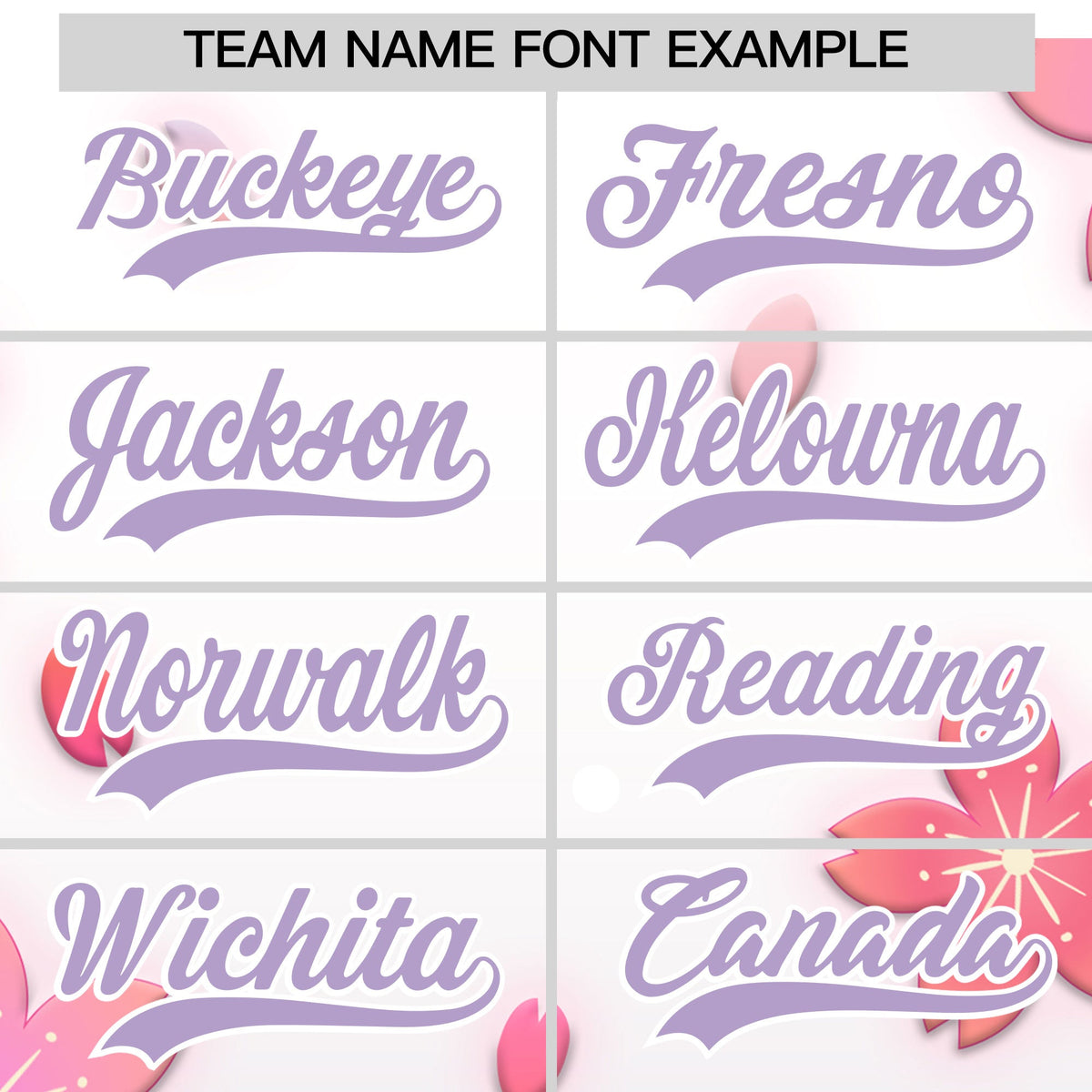 Custom Hooded Baseball Jersey | Pink Light Purple Cherry Blossom Personalized Name &amp; Number Sport Jersey