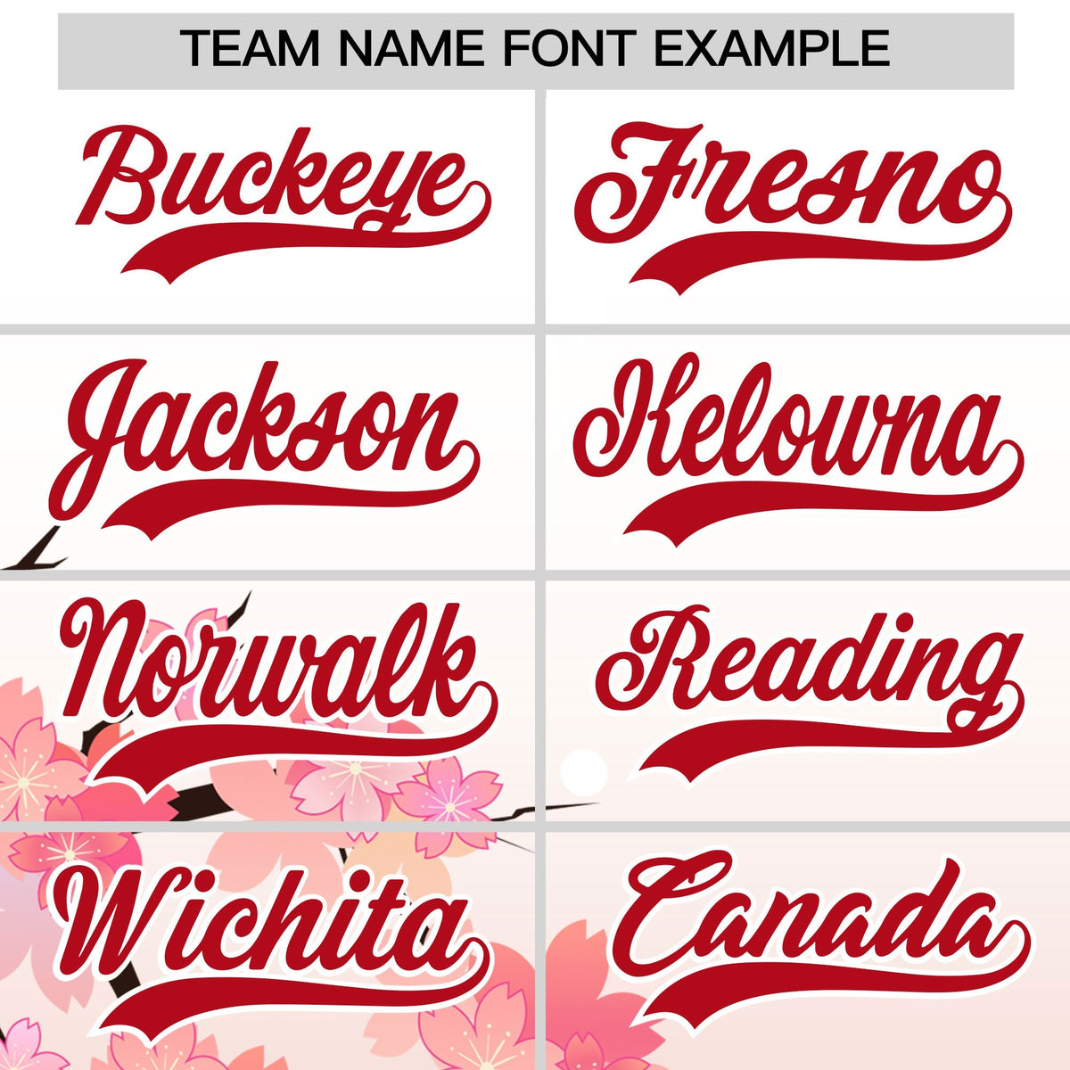 Custom Hooded Baseball Jersey | Pink Red Cherry Blossom Moisture-Wicking Jersey for Men &amp; Women