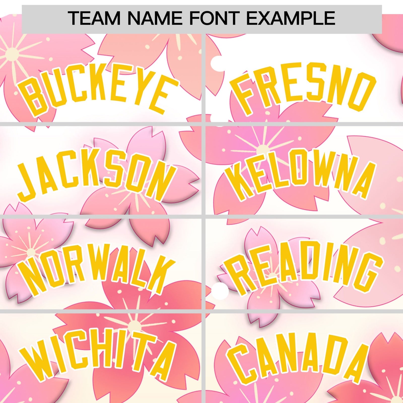 Custom Hooded Baseball Jersey | Pink Gold Cherry Blossom Personalized Name & Number Sport Jersey