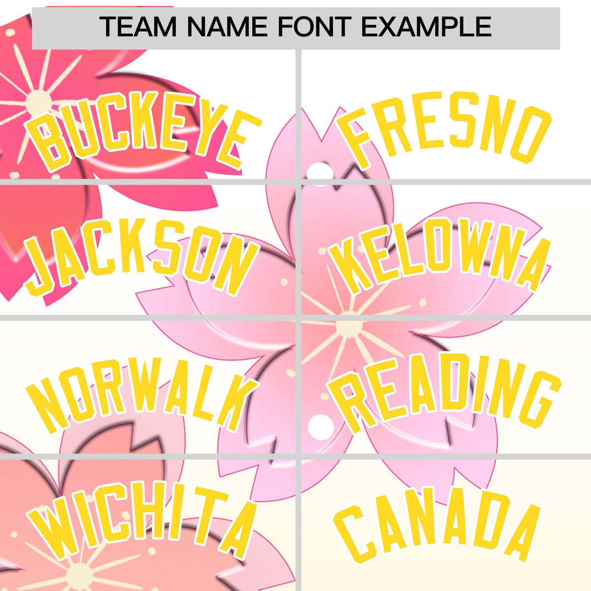Custom Hooded Baseball Jersey | Pink Gold Cherry Blossom Personalized Name &amp; Number Sport Jersey